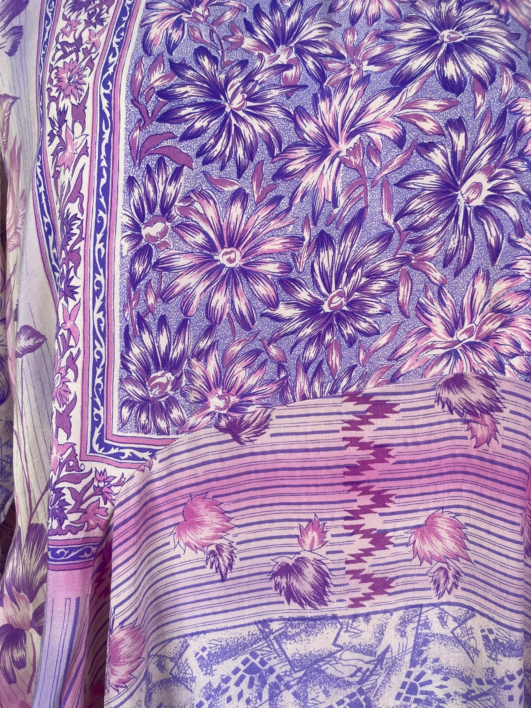 PRC7898 Avatar Pure Silk Sculptural Long Tunic Dress