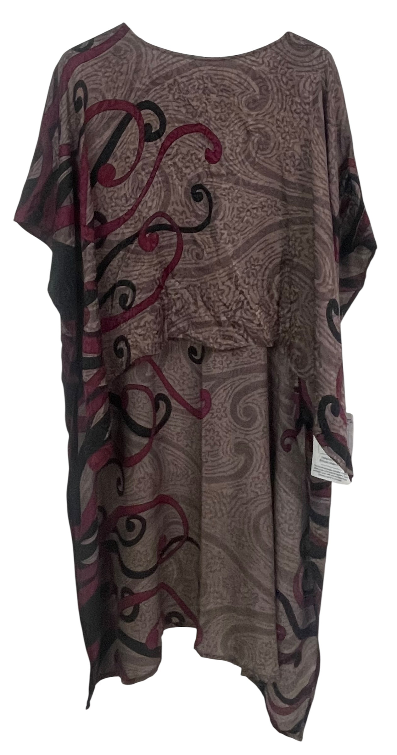 PRC7636 Wabi Sabi Pure Silk Hi Lo Top