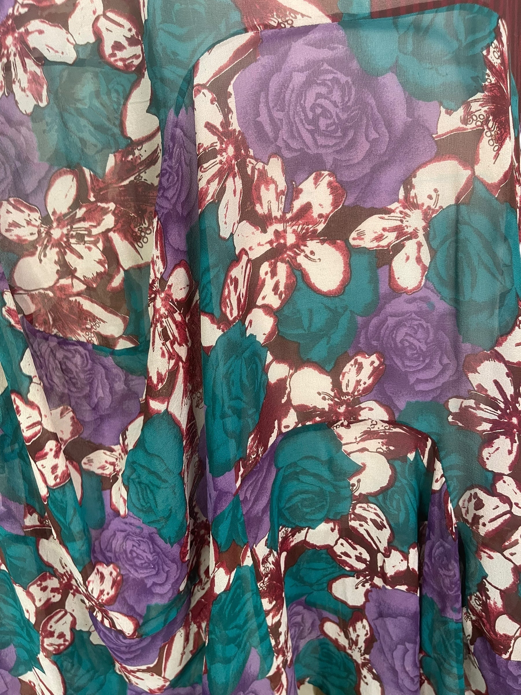 PRG8441 Sheer Wabi Sabi Sculptural Silk Long Tunic Dress