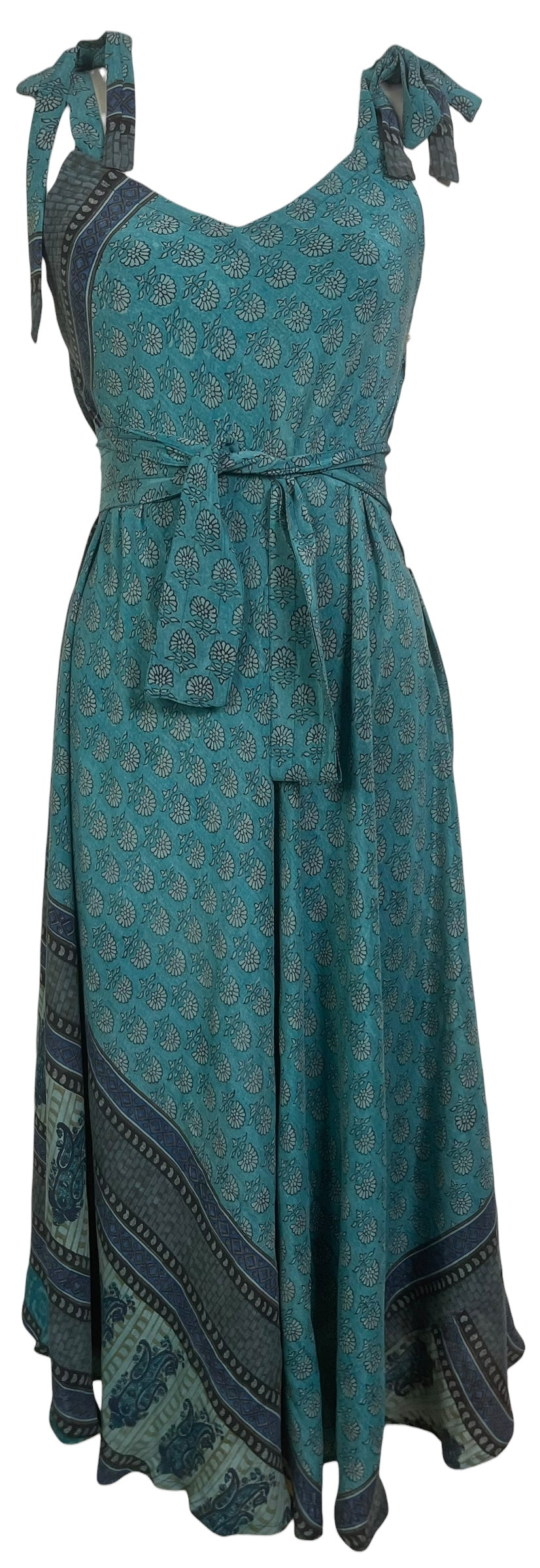 PRC8835 Wabi Sabi Pure Silk Maxi Dress with Belt by 15 FEBRUARY 2026 – Handmade ethical Maxi Dress from sariKNOTsari using upcycled silk. Designed in Canada for travel and slow fashion, loved from Toronto to LA to Sydney.