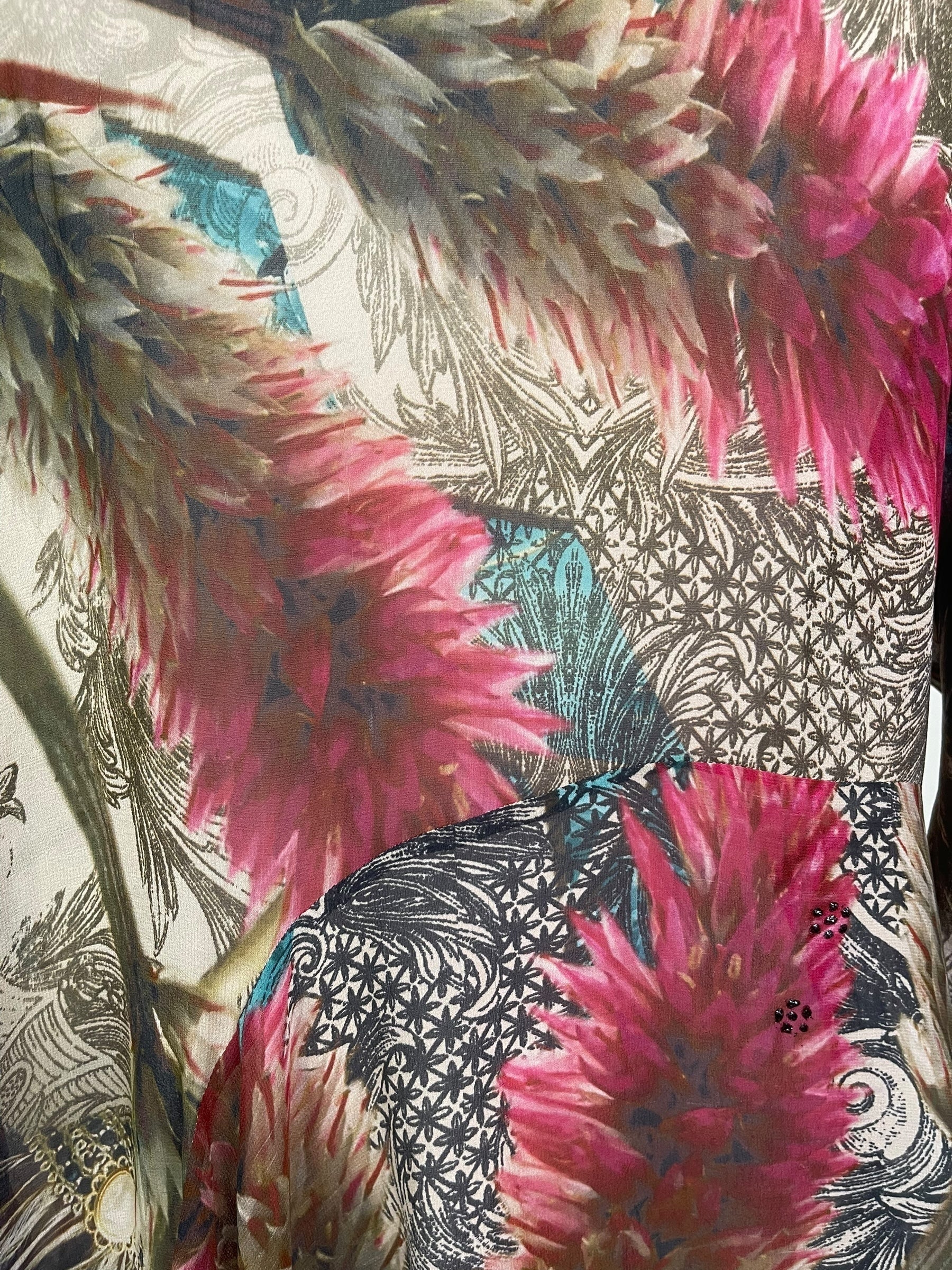 PRG8920 Sheer Wabi Sabi Sculptural Silk Long Tunic Dress by 15 FEBRUARY 2026 – Handmade ethical Sculptural Dress from sariKNOTsari using upcycled silk. Designed in Canada for travel and slow fashion, loved from Toronto to LA to Sydney.