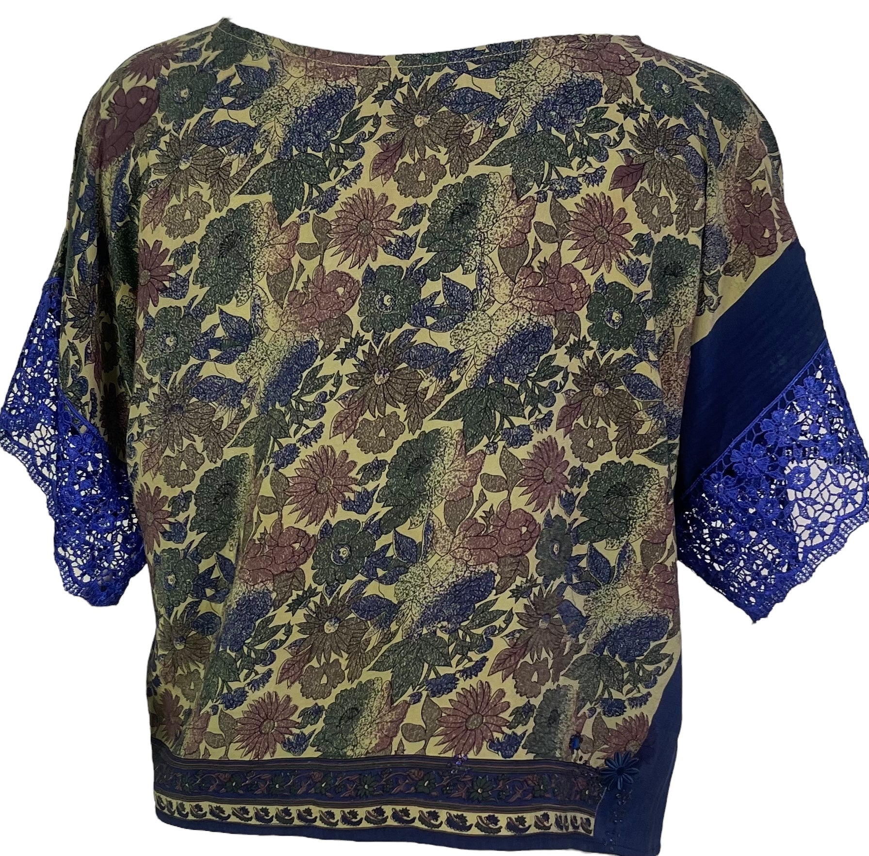 PRG5612 Sheer Wabi Sabi Pure Silk Boxy Top