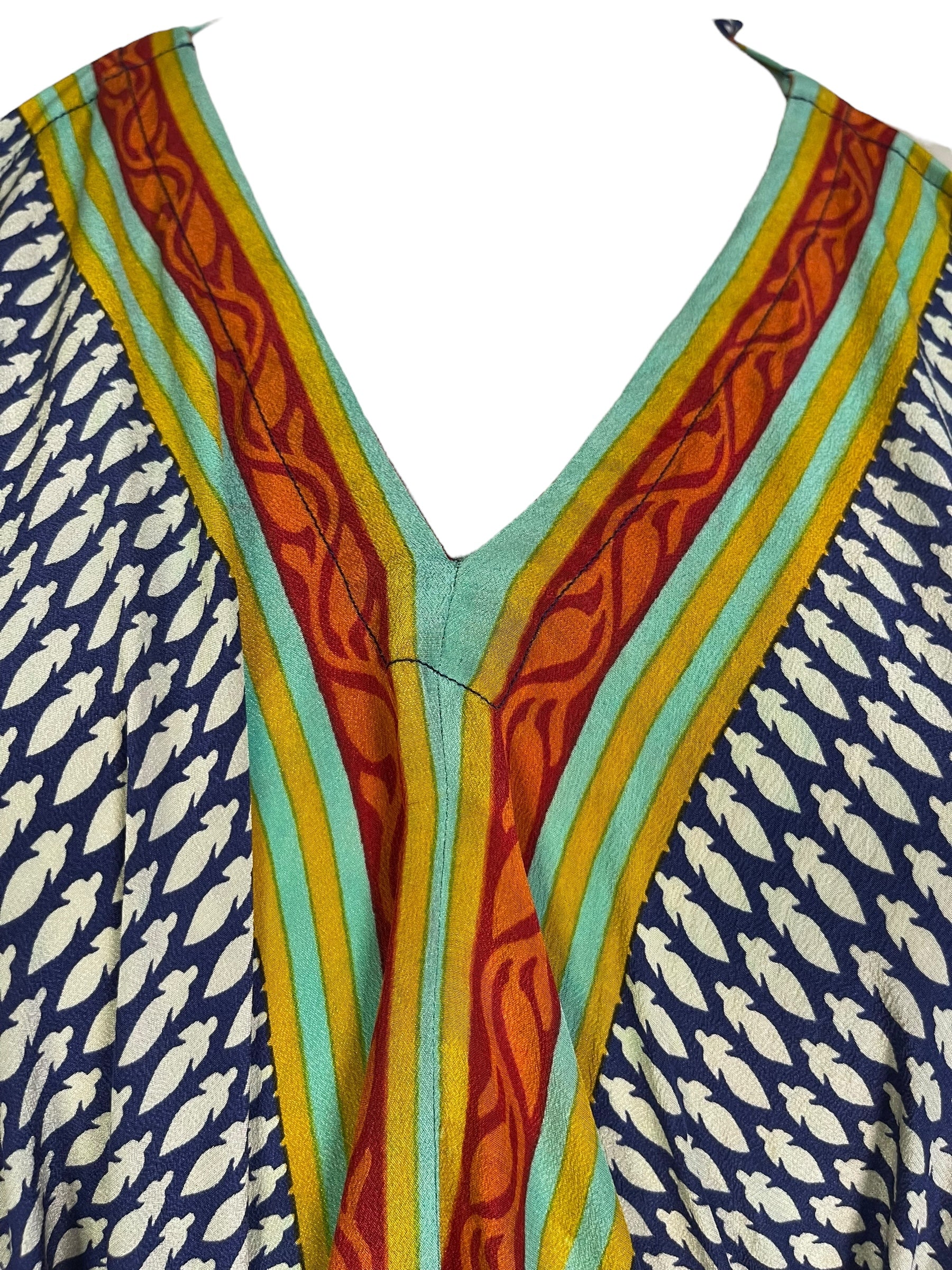 PRC7238 Avatar Pure Silk Maxi Dress with Belt