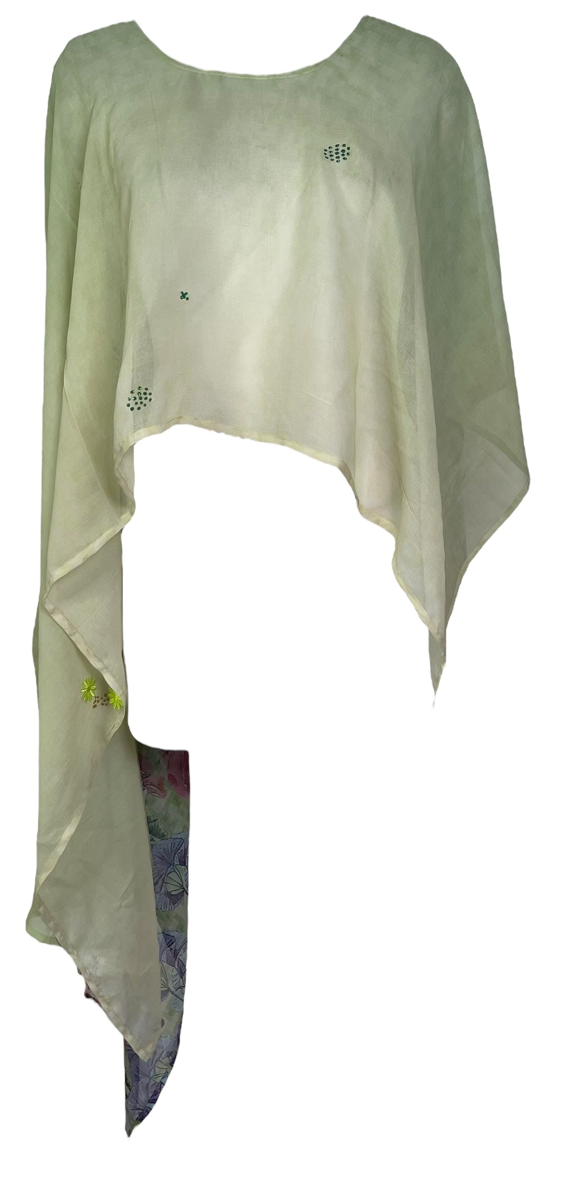 PCH8180 Very Sheer Avatar Pure Silk Chiffon Versatile Vest