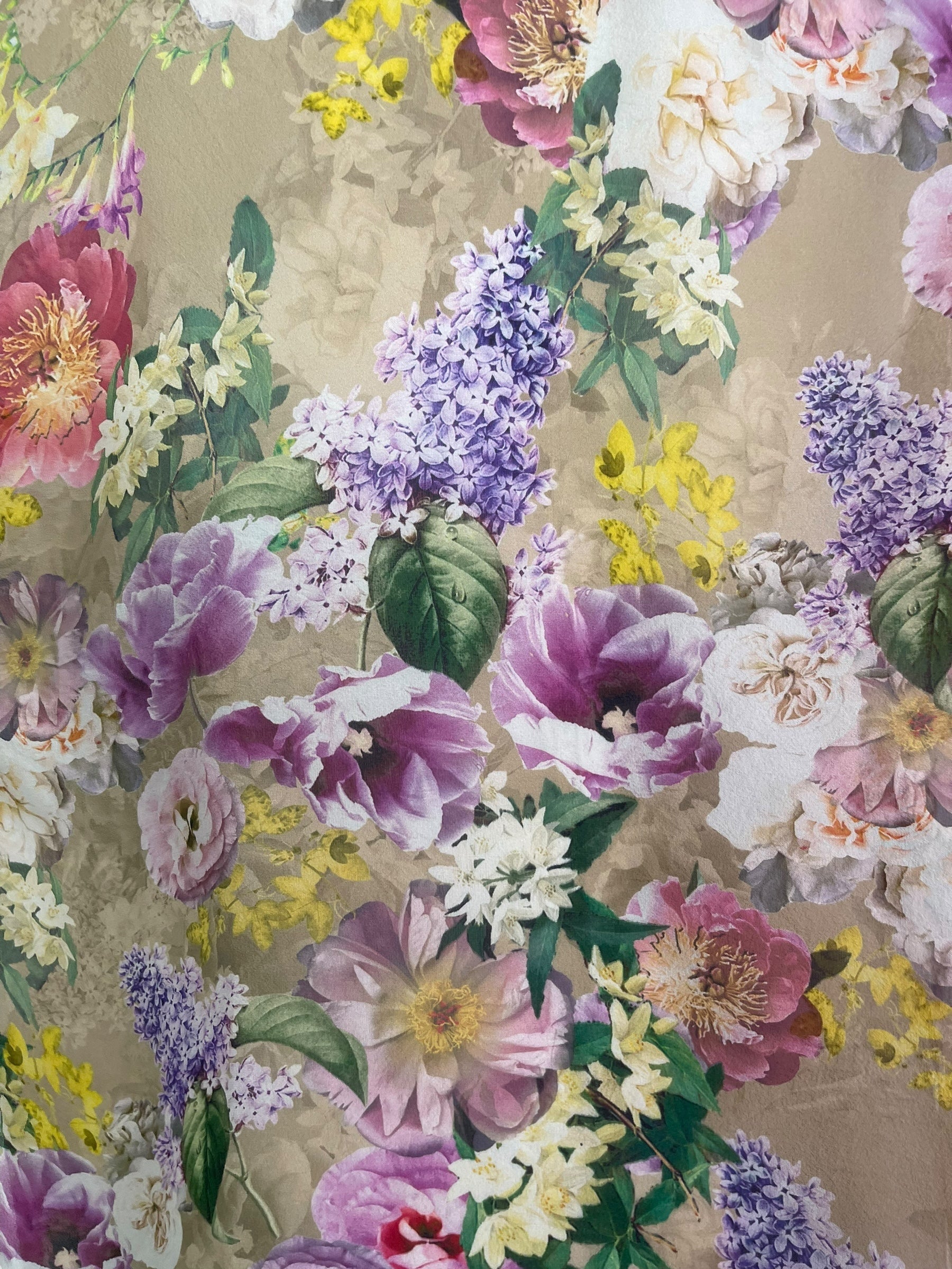 PRG8139 Sheer Avatar Pure Silk Side Slit Top