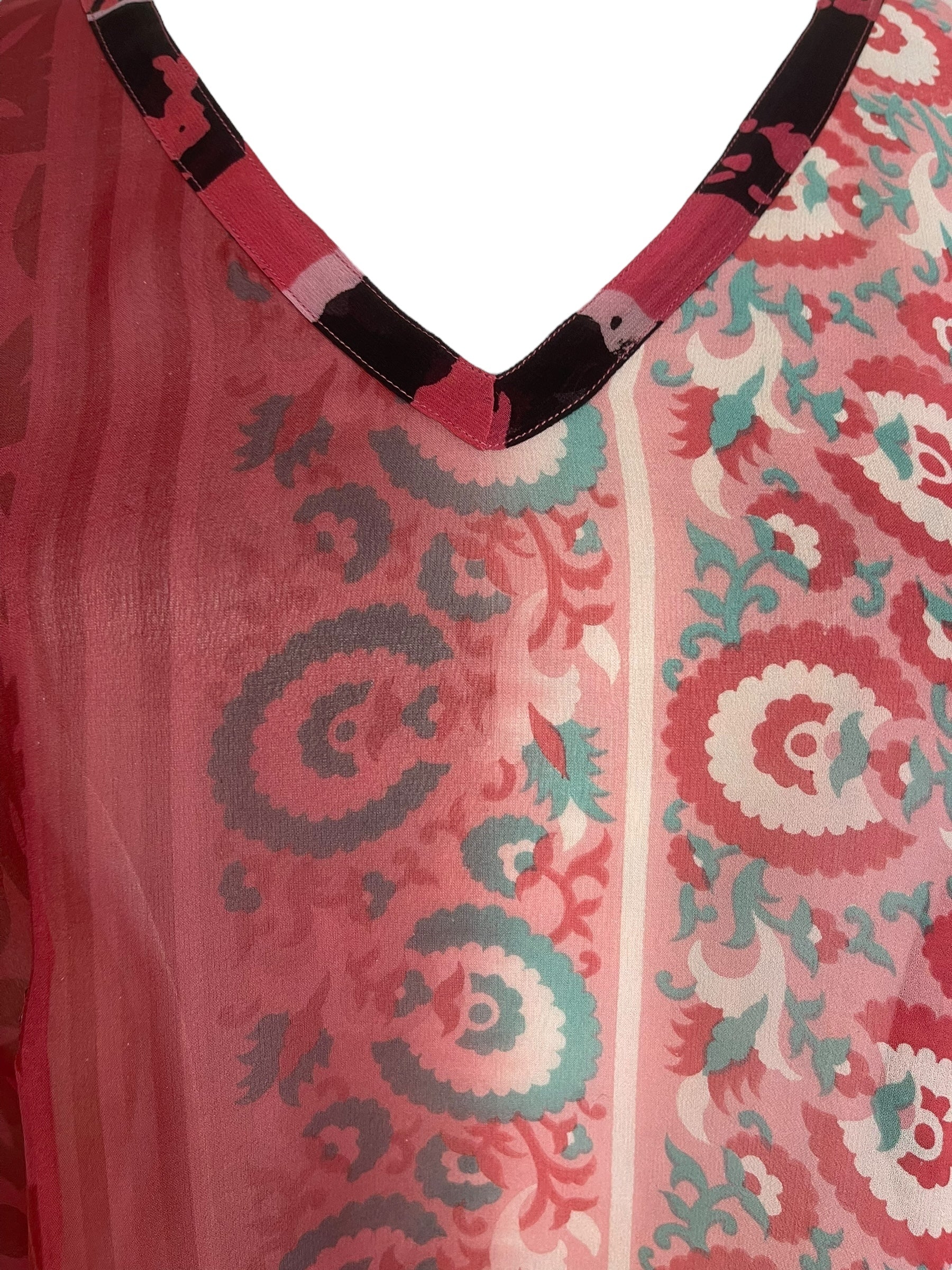 PREVIEW PRG8057 Wabi Sabi Pure Silk Long Tunic with Side Ties by DECEMBER2025 – Handmade ethical Side Tie Tunic from sariKNOTsari using upcycled silk. Designed in Canada for travel and slow fashion, loved from Toronto to LA to Sydney.