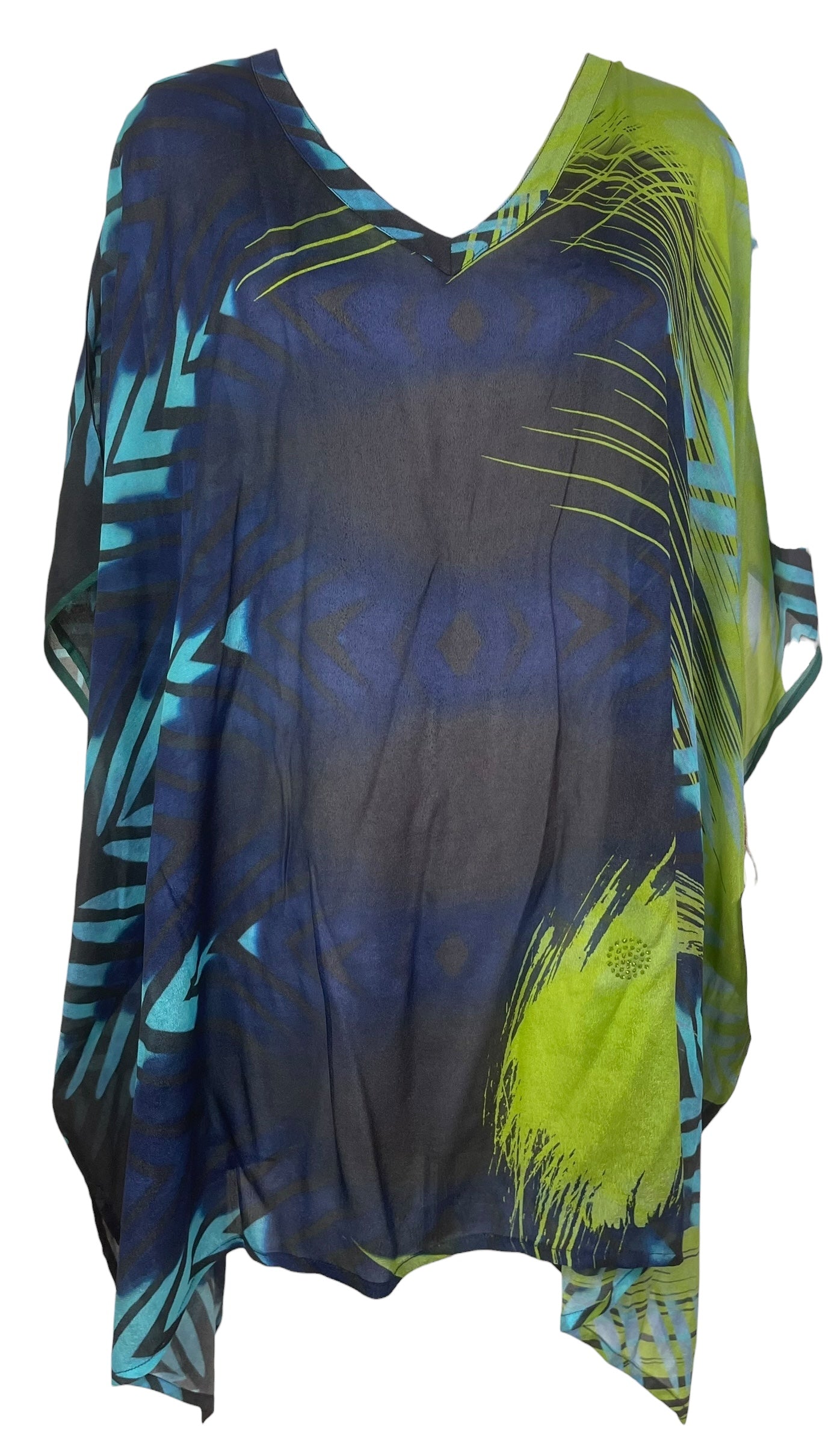 PREVIEW PRG8208 Avatar Pure Silk Short Kaftan Tunic with Slits