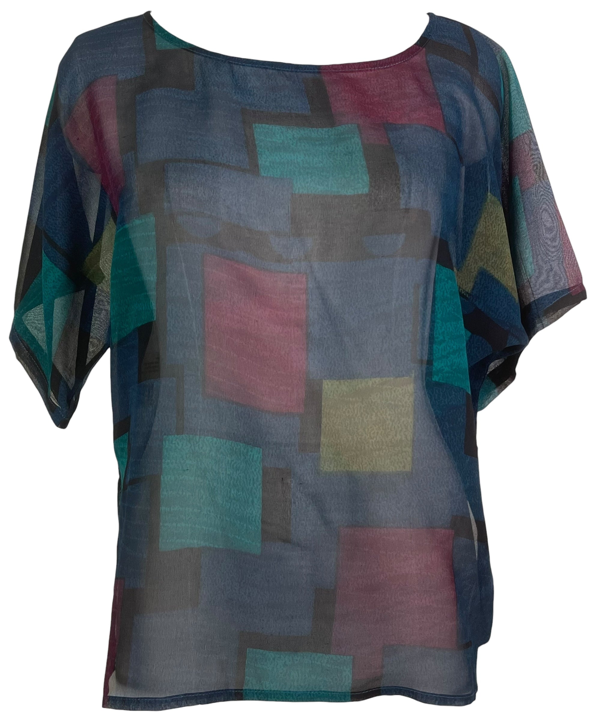 PREVIEW PRG8595 Sheer Wabi Sabi Pure Silk Side Slit Top by FEBRUARY2026 – Handmade ethical Side Slit Top from sariKNOTsari using upcycled silk. Designed in Canada for travel and slow fashion, loved from Toronto to LA to Sydney.