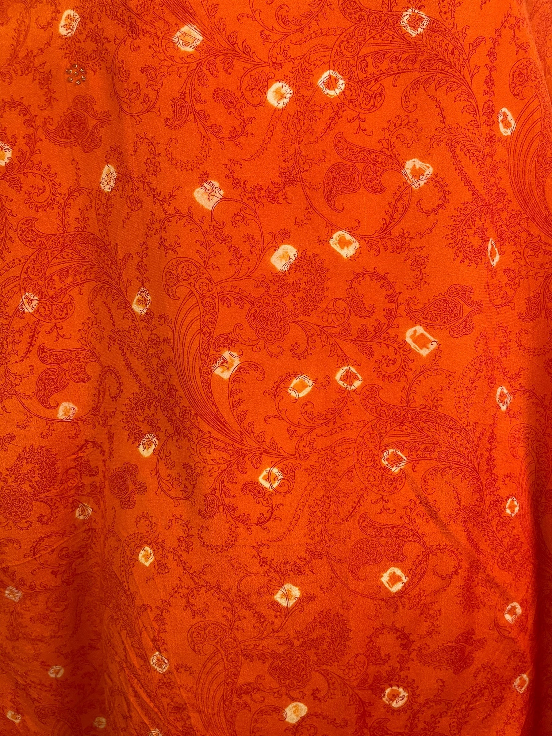 PRC8499 Avatar Pure Silk Long Tunic with Side Ties