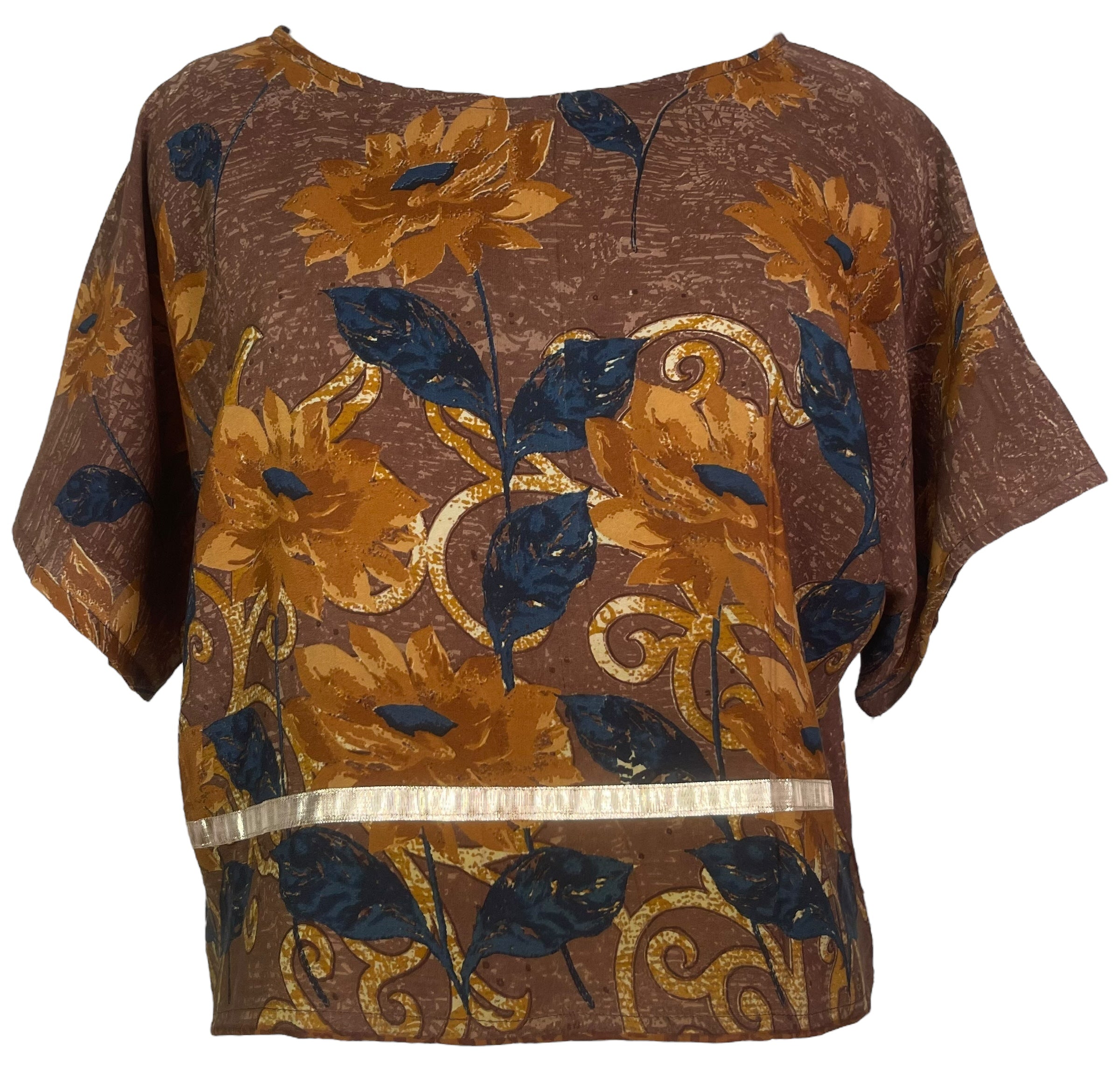 PRC7942 Avatar Pure Silk Boxy Top