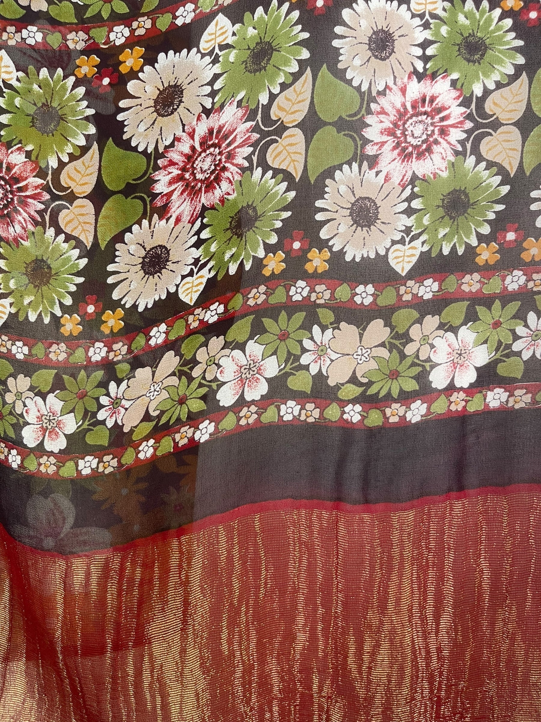 PRG8203 Sheer Avatar Pure Silk Long Tunic with Side Ties