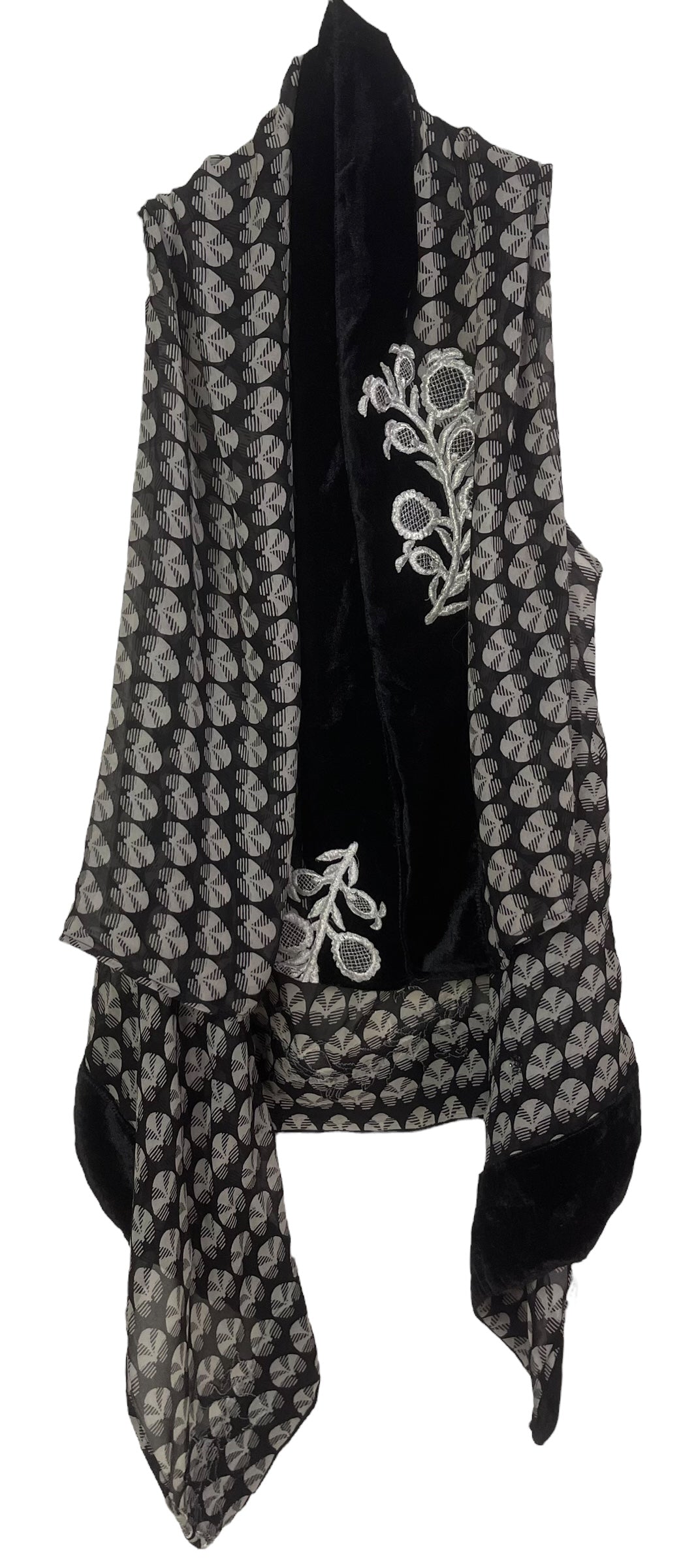 PRG8175 Sheer Wabi Sabi Pure Silk Versatile Vest