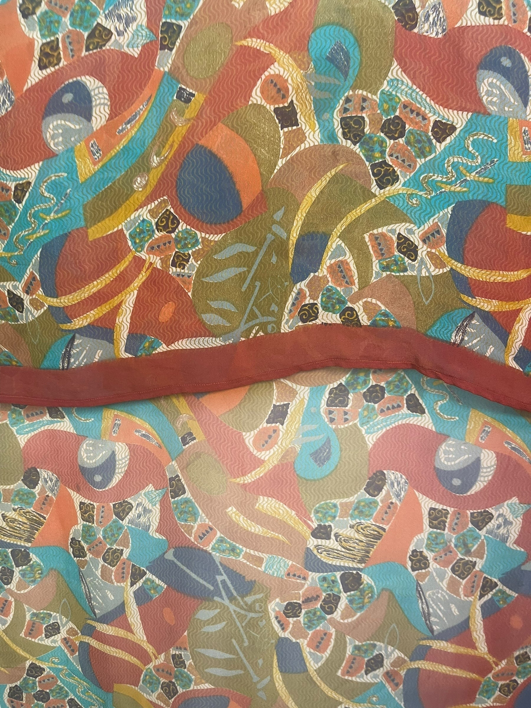 PRG8232 Sheer Wabi Sabi Pure Silk Hi Lo Top