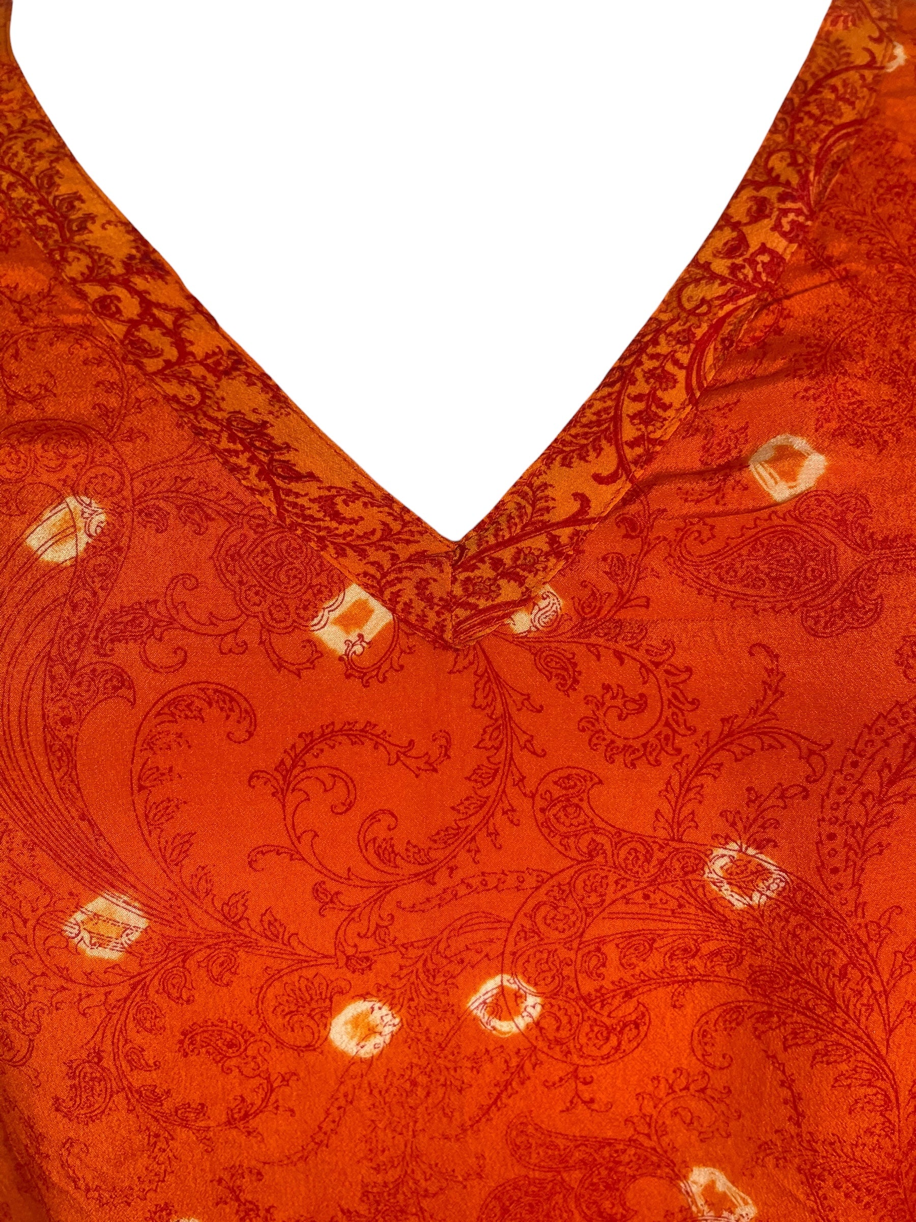 PRC8499 Avatar Pure Silk Long Tunic with Side Ties