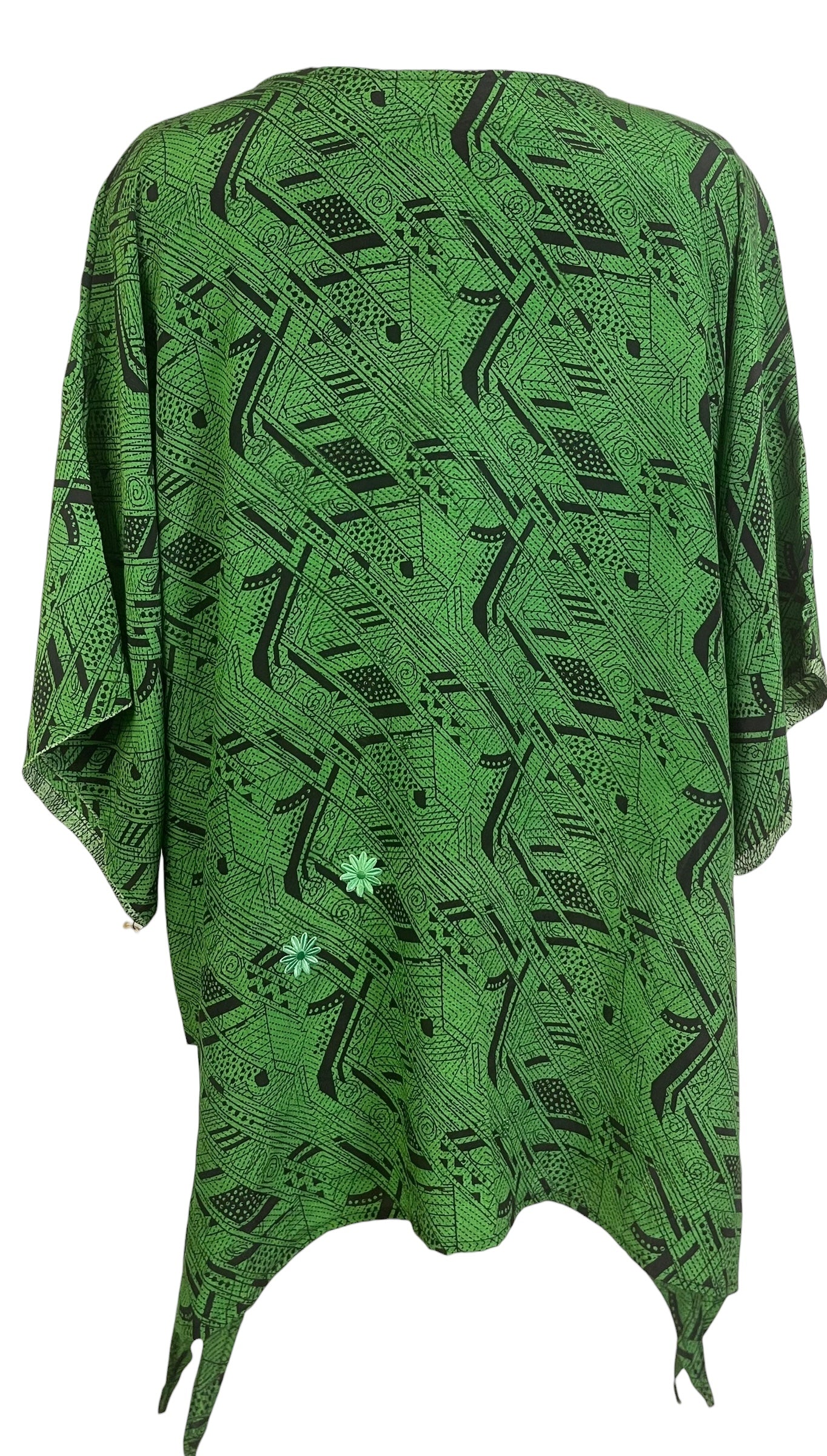 PREVIEW PRC8756 Avatar Pure Silk Long Tunic with Side Ties by MARCH2026 – Handmade ethical Side Tie Tunic from sariKNOTsari using upcycled silk. Designed in Canada for travel and slow fashion, loved from Toronto to LA to Sydney.