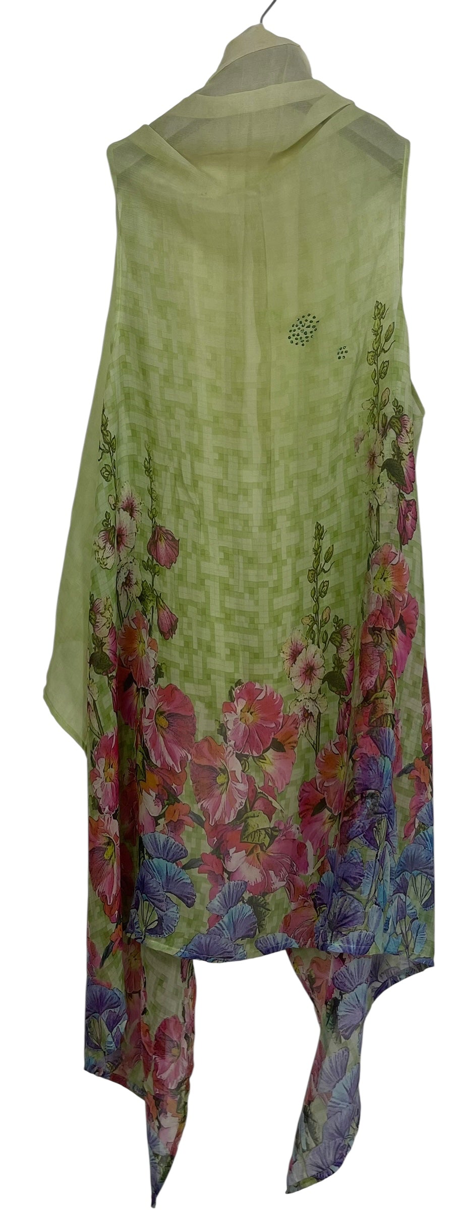 PCH8180 Very Sheer Avatar Pure Silk Chiffon Versatile Vest