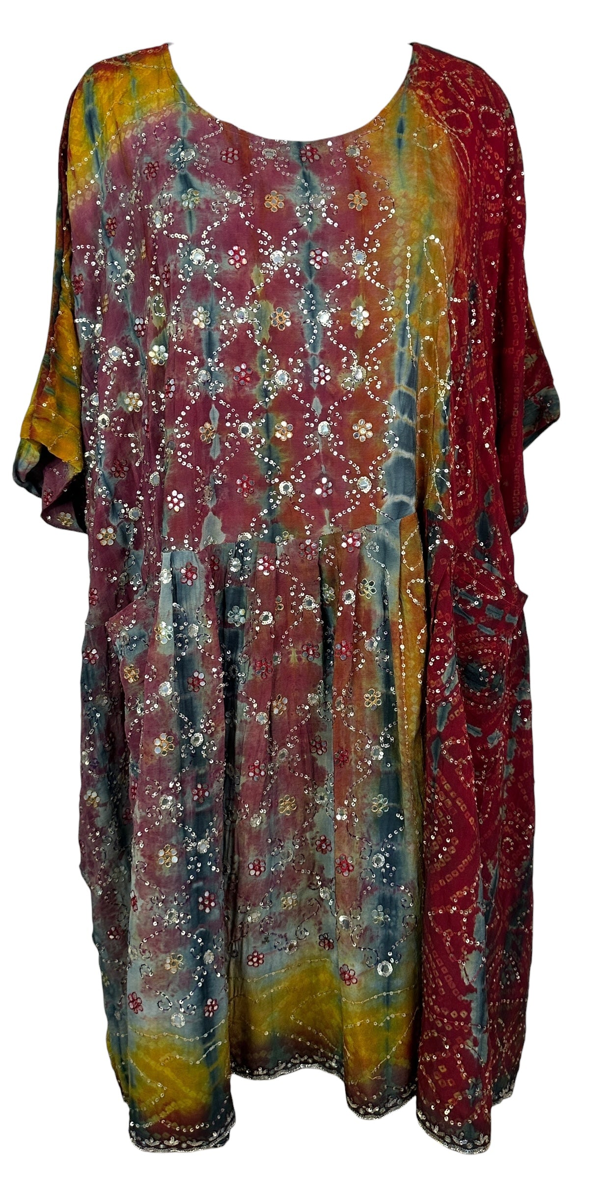 PRC7461 Avatar Pure Silk Boxy Babydoll Dress