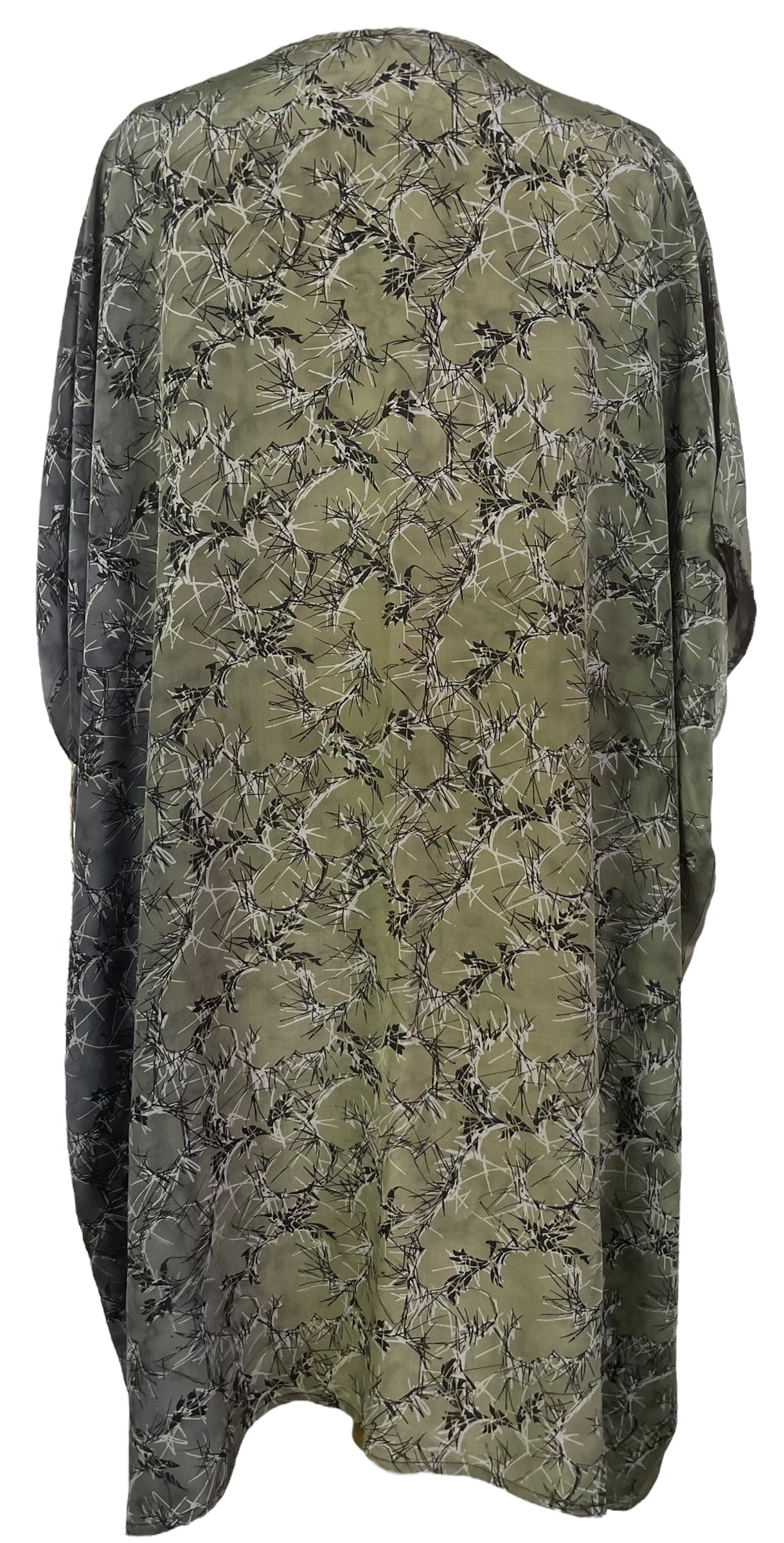 PRC7722 Avatar Pure Silk Midi Length Kaftan