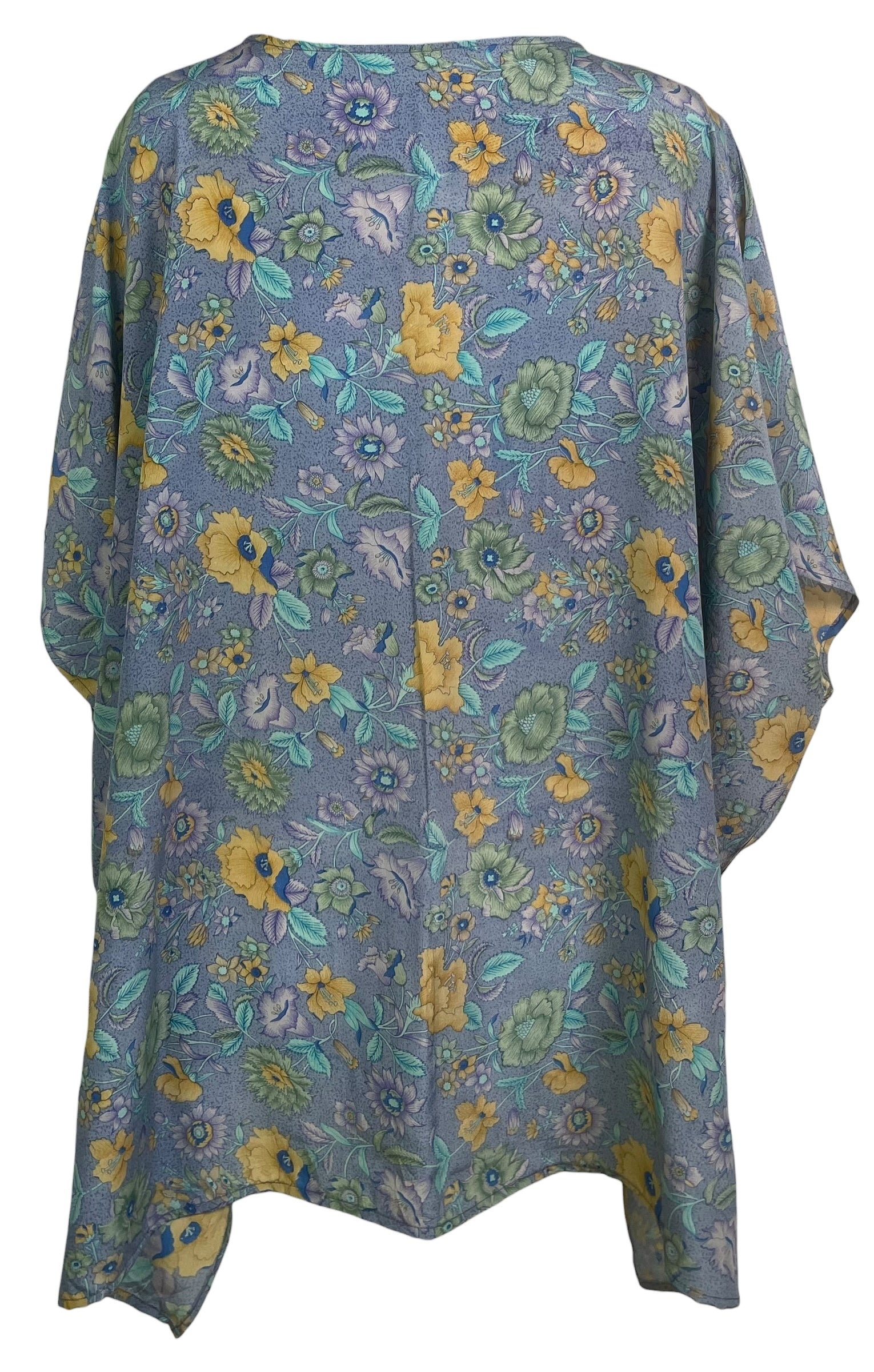 PRC8757 Wabi Sabi Pure Silk Short Kaftan Tunic With Slits by 15 FEBRUARY 2026 – Handmade ethical Short Kaftan from sariKNOTsari using upcycled silk. Designed in Canada for travel and slow fashion, loved from Toronto to LA to Sydney.