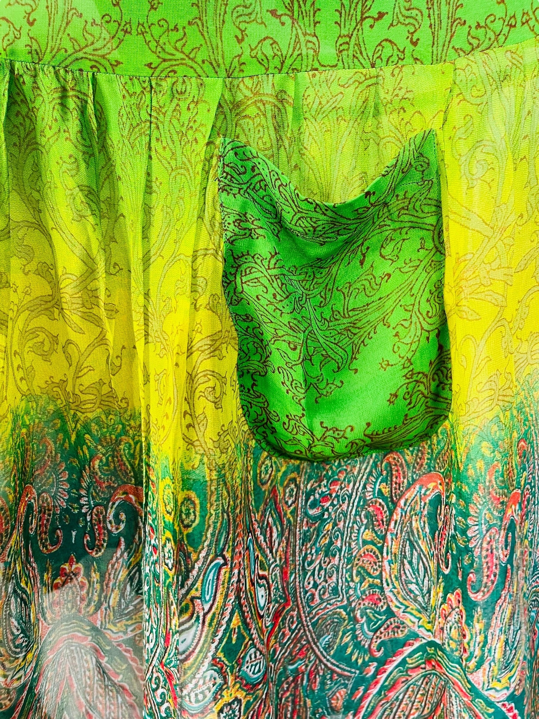 PRG7425 Sheer Avatar Pure Silk Boxy Babydoll Dress