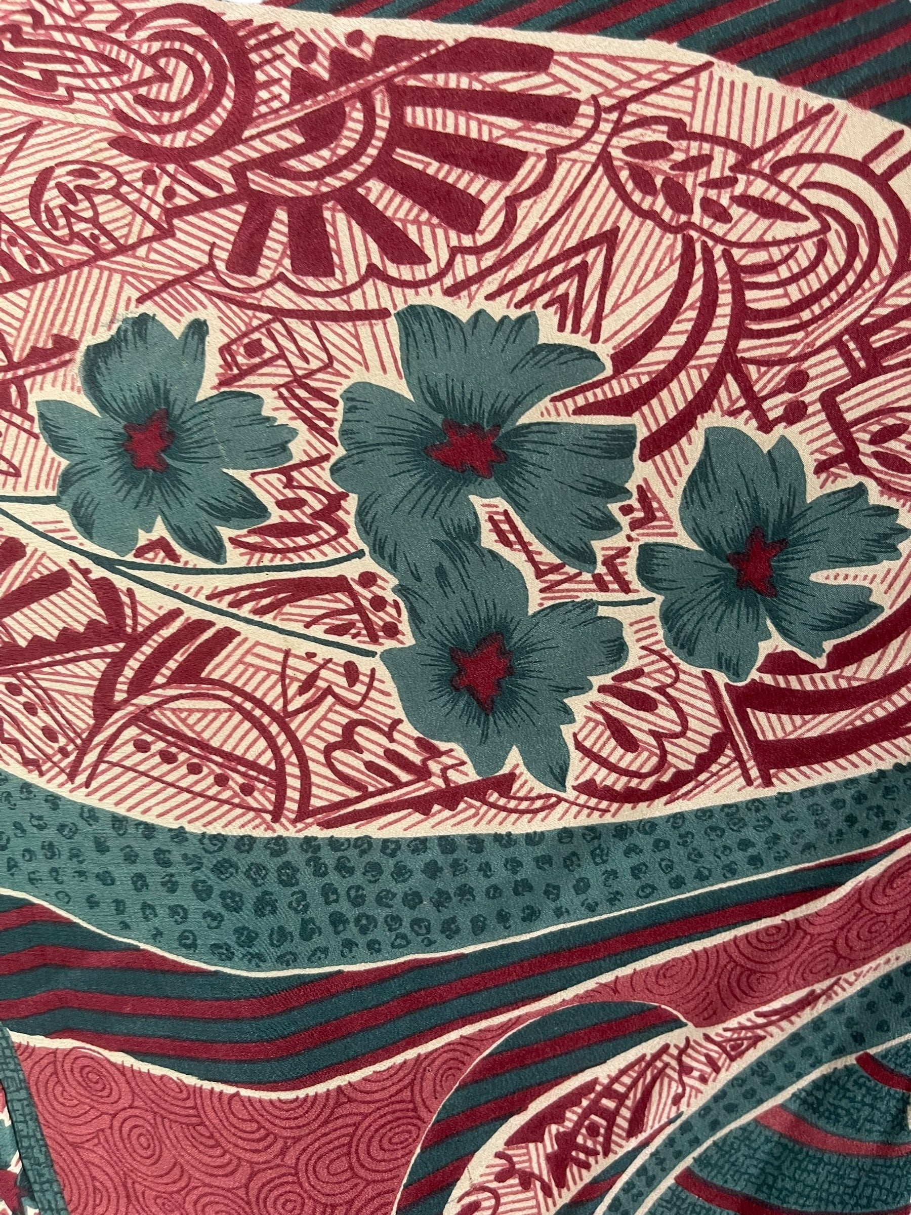 PRC7689 Wabi Sabi Pure Silk Maxi Dress with Belt