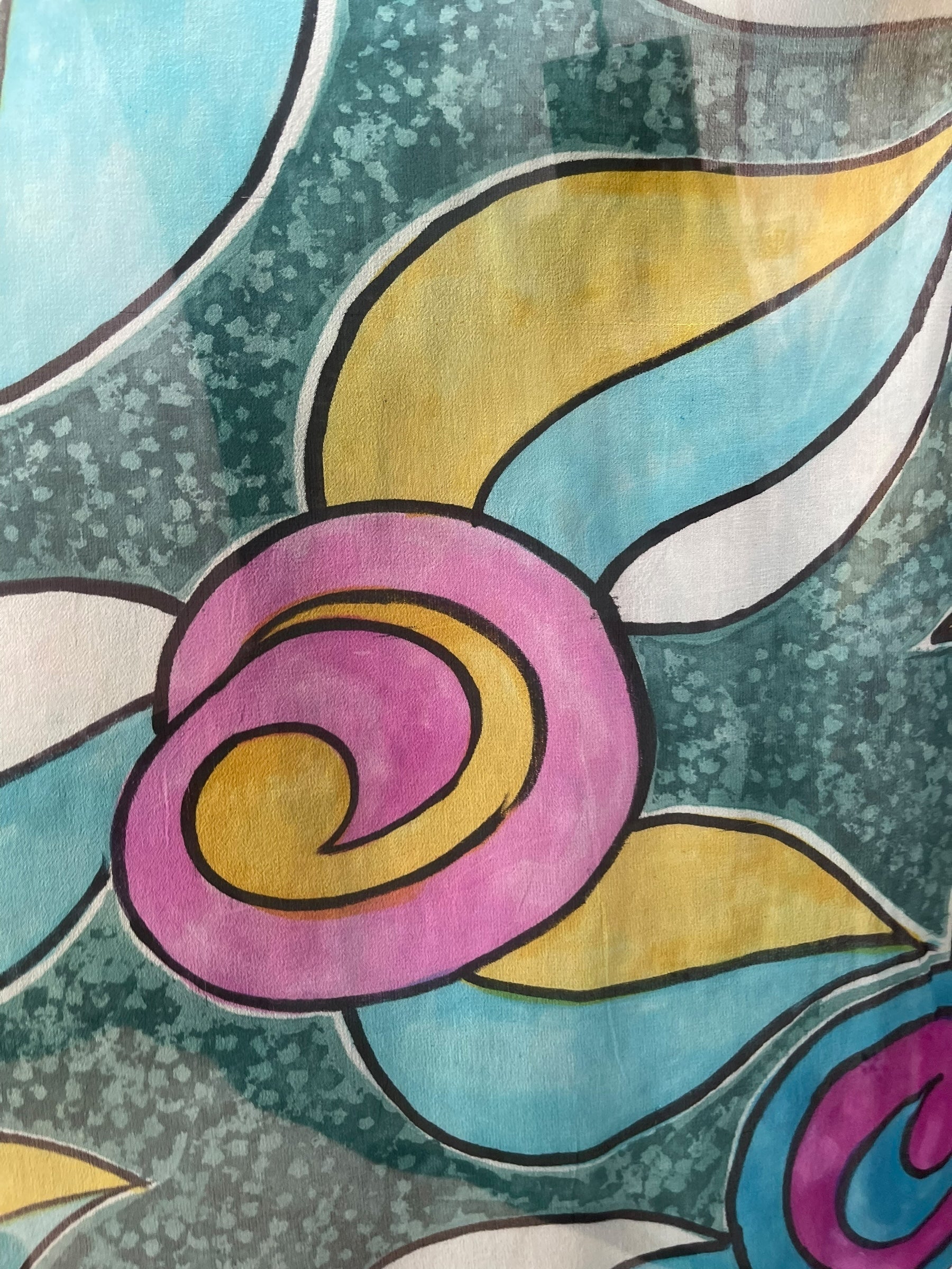 PRG7479 Sheer Wabi Sabi Pure Silk Midi Length Kaftan