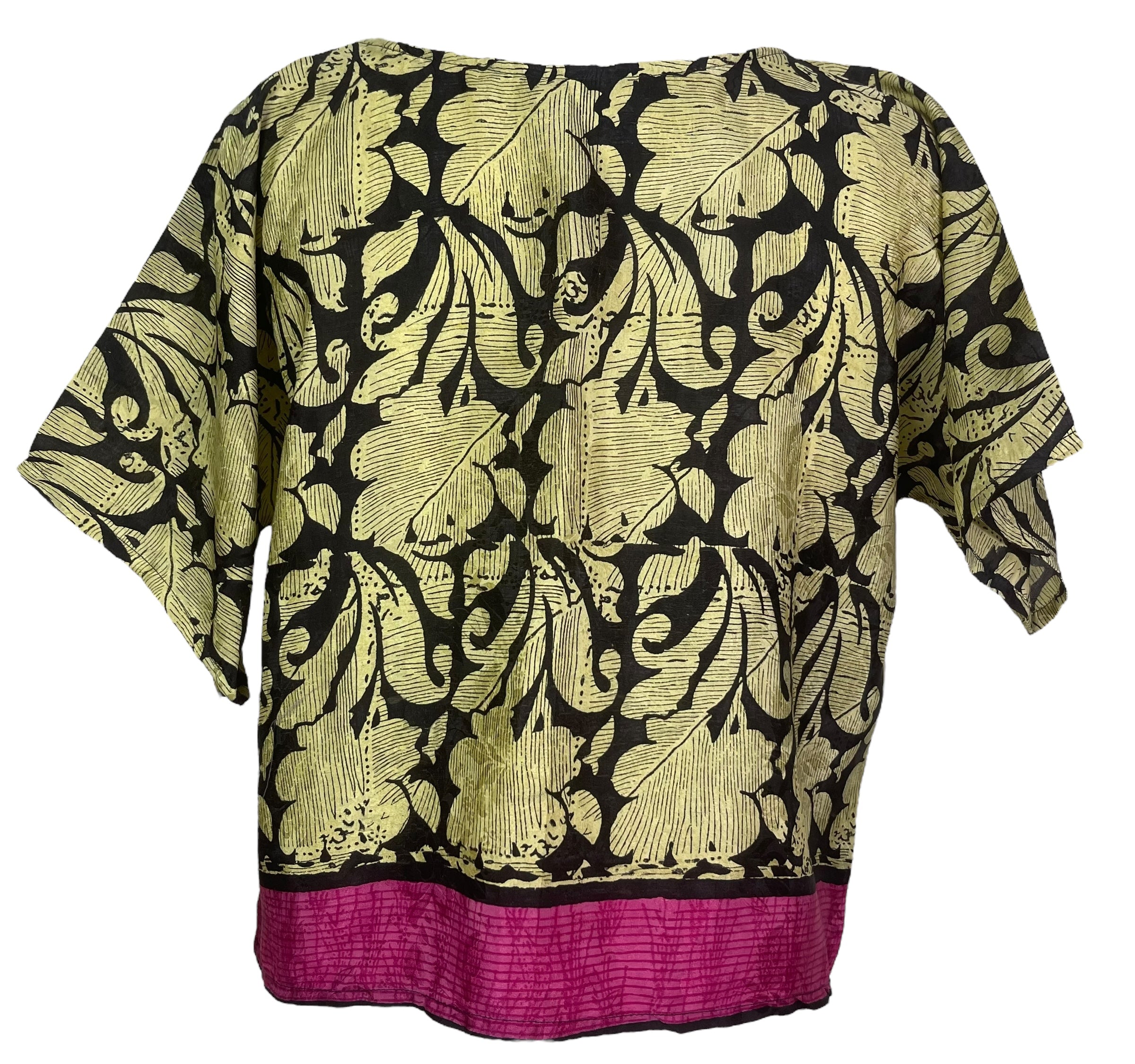 PREVIEW PRC7800 Wabi Sabi Pure Silk Boxy Top