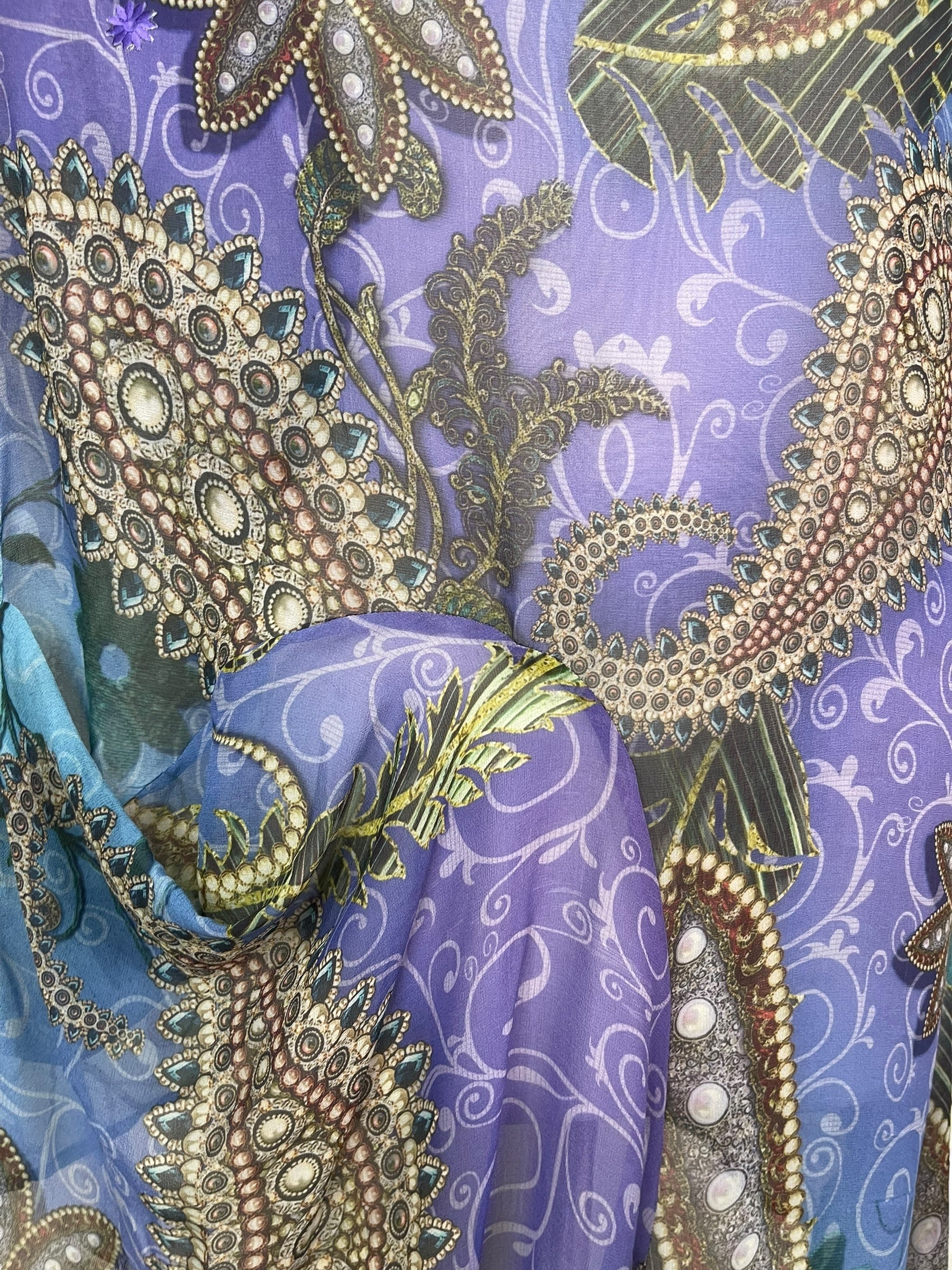 PREVIEW PRG7790 Sheer Wabi Sabi Pure Silk Self Pocket Tunic Dress