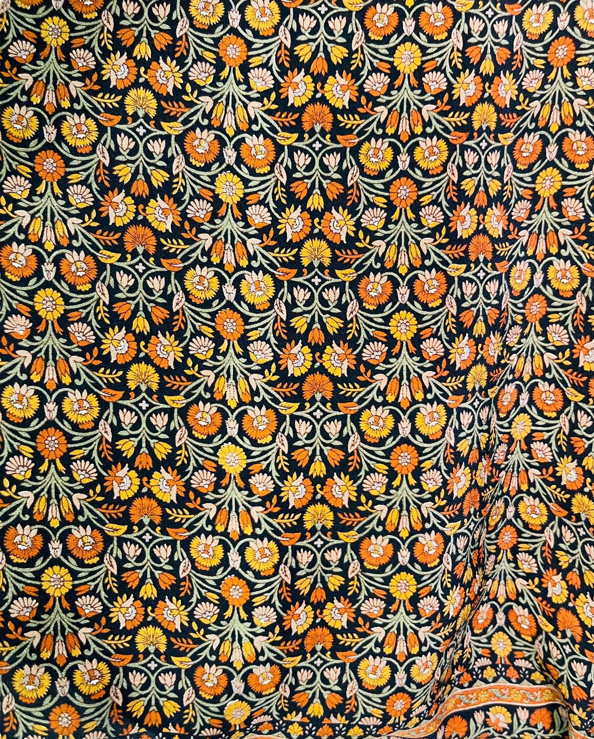 PRC7305 Avatar Pure Silk Kimono-Sleeved Top