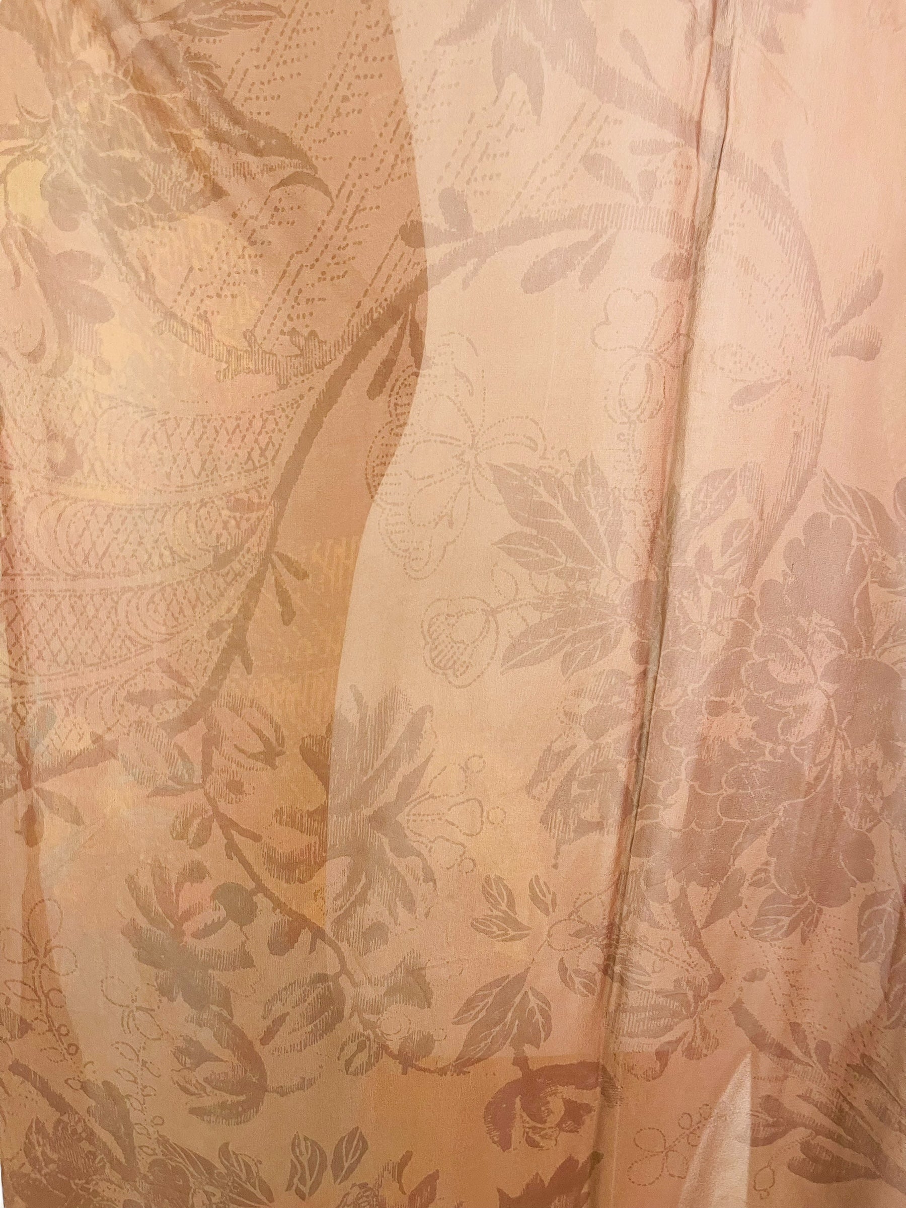 MARKETING PRG7607 Sheer Avatar Pure Silk Maxi Kaftan by MARKETING – Handmade ethical Maxi Kaftan from sariKNOTsari using upcycled silk. Designed in Canada for travel and slow fashion, loved from Toronto to LA to Sydney.