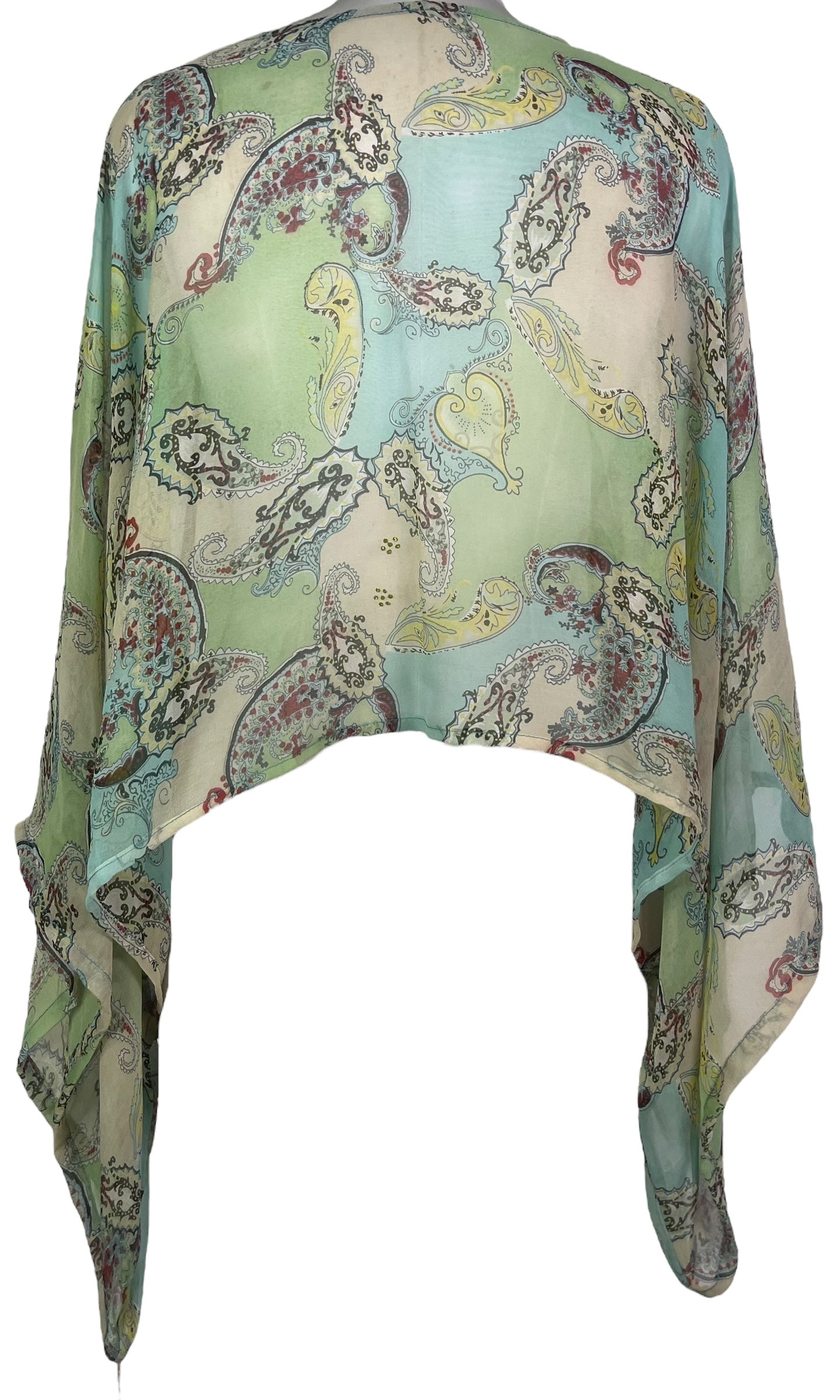 Releases Sunday at 8pm EST PCH8241 Very Sheer Wabi Sabi Pure Silk Chiffon Kimono-Sleeved Top