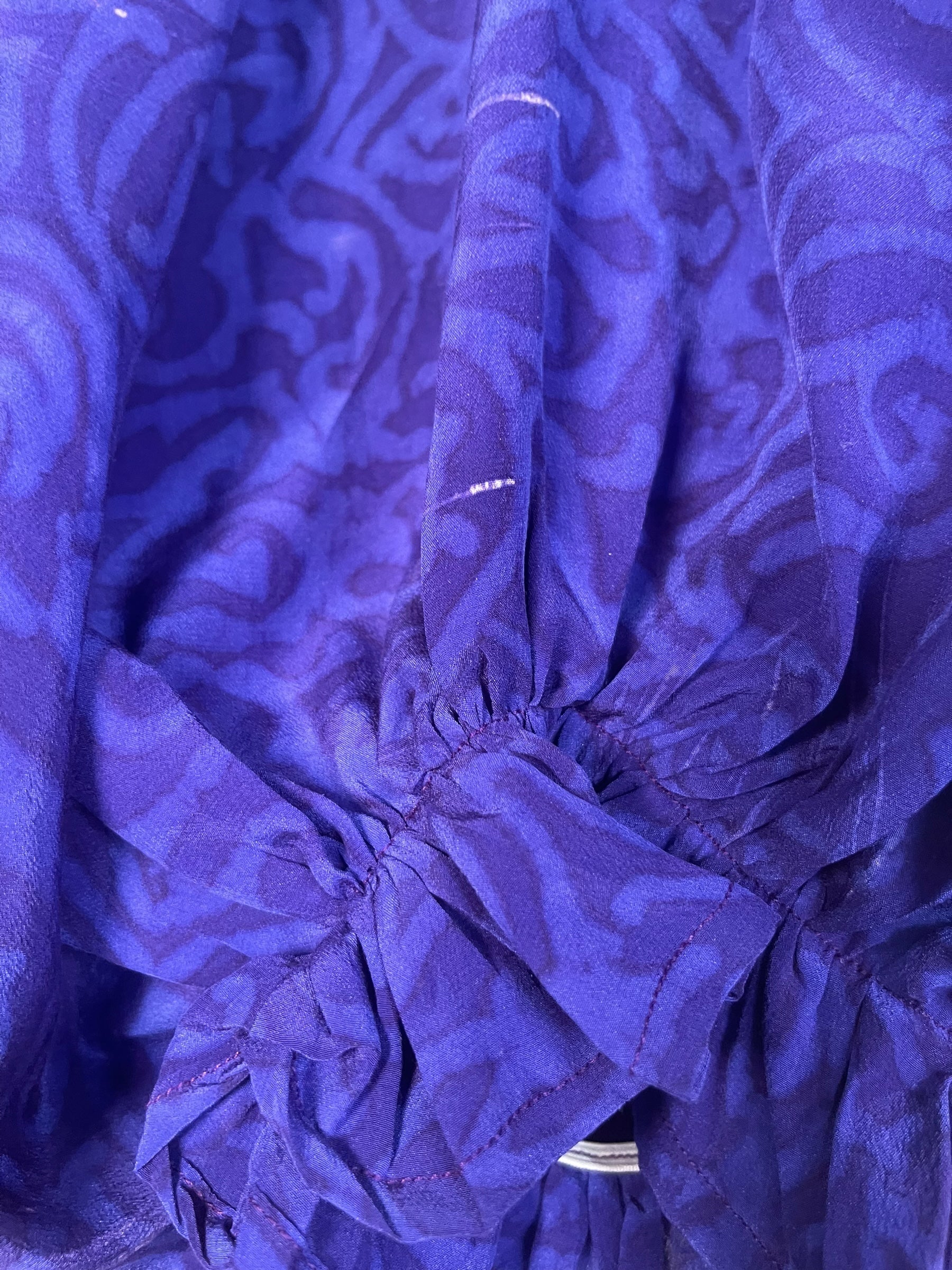 PREVIEW PRC8643 Avatar Pure Silk Bolero by MARCH2026 – Handmade ethical Bolero from sariKNOTsari using upcycled silk. Designed in Canada for travel and slow fashion, loved from Toronto to LA to Sydney.