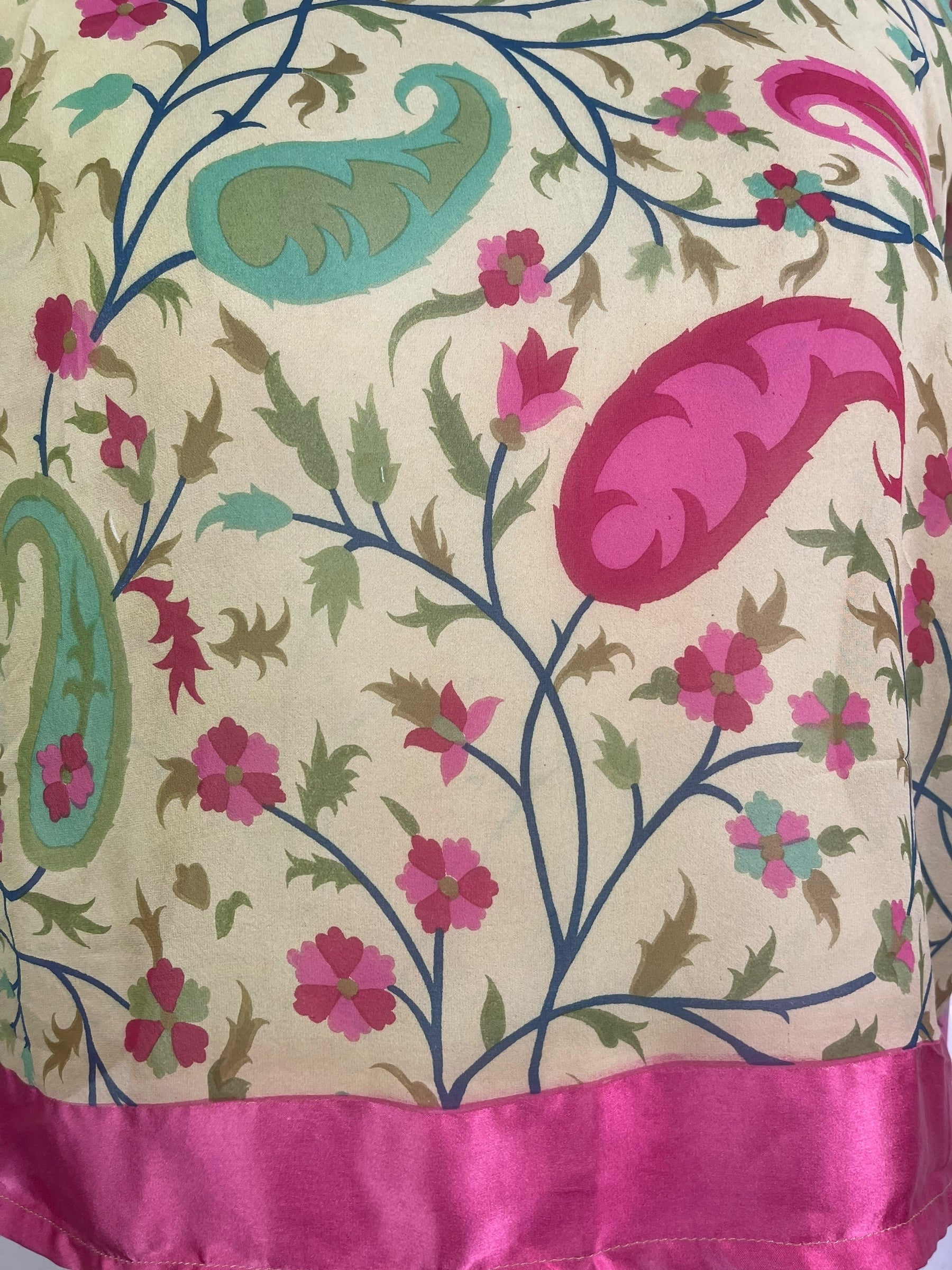 PROBLEM PREVIEW PRG5675 Sheer Avatar Pure Silk Boxy Top by MARCH2026 – Handmade ethical Boxy Top from sariKNOTsari using upcycled silk. Designed in Canada for travel and slow fashion, loved from Toronto to LA to Sydney. Featuring Zsiska, Bryn Walker and Artisan Leather coats by Rejean Pepin, Pepin designs