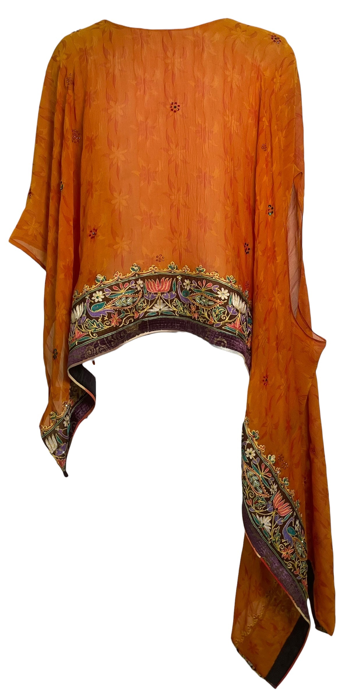 PREVIEW PRG8658 Sheer Avatar Pure Silk Versatile Vest by MARCH2026 – Handmade ethical Vest from sariKNOTsari using upcycled silk. Designed in Canada for travel and slow fashion, loved from Toronto to LA to Sydney. Featuring Zsiska, Bryn Walker and Artisan Leather coats by Rejean Pepin, Pepin designs
