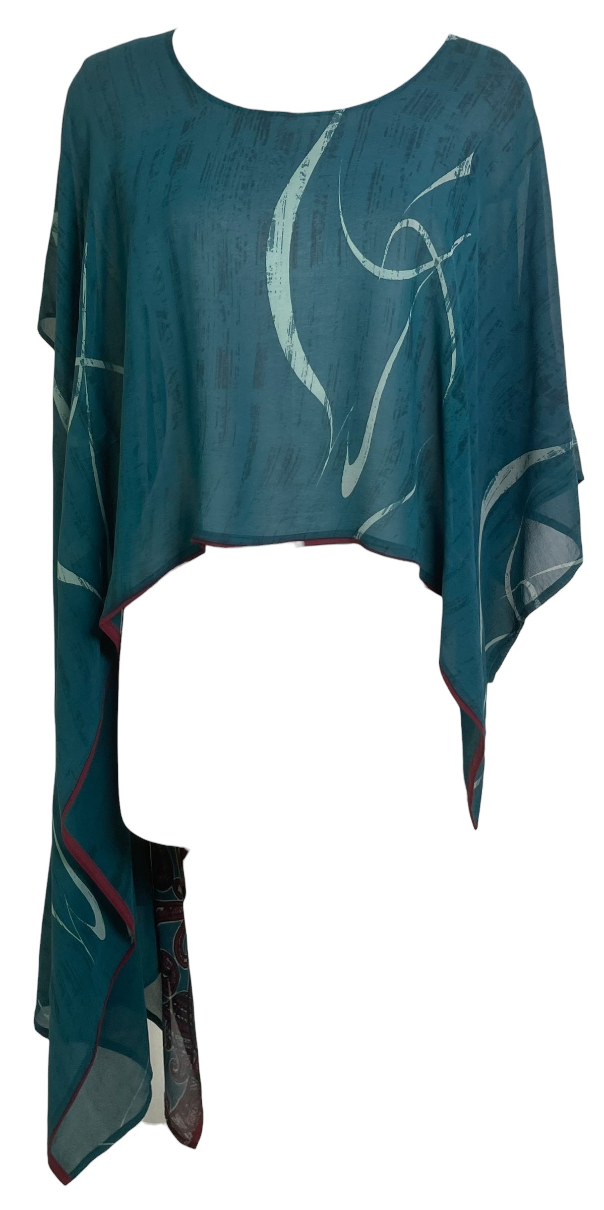 PRG8809 Sheer Wabi Sabi Pure Silk Versatile Vest