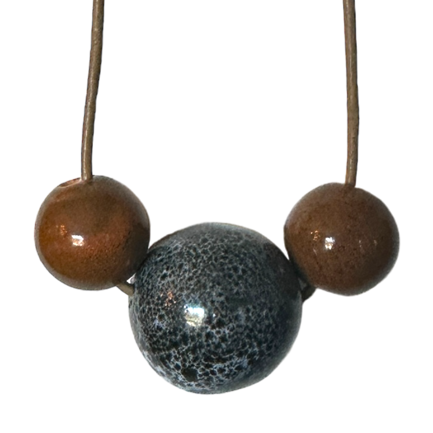 Earth Pop of Color Beaded Necklace