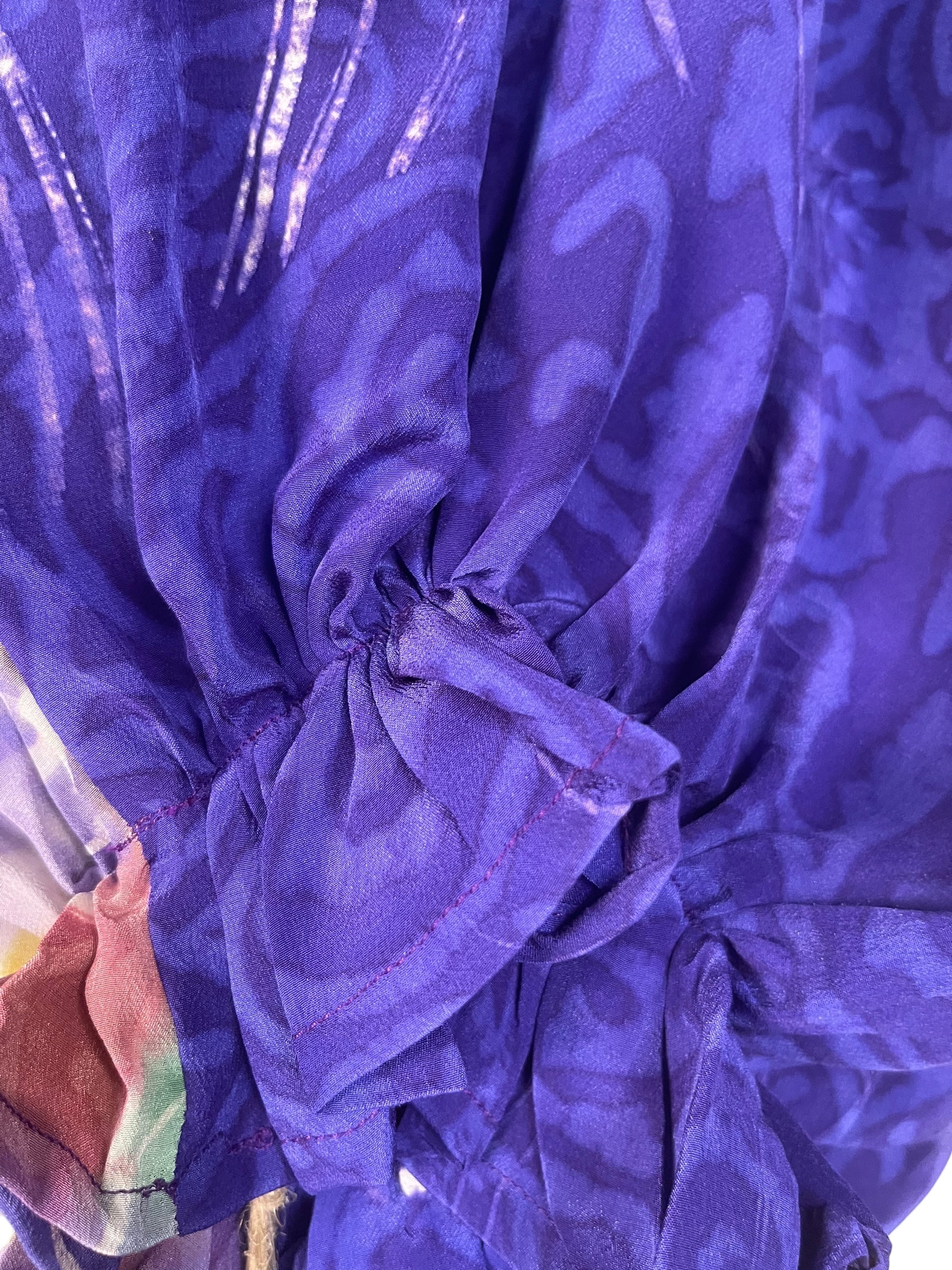 PREVIEW PRC8643 Avatar Pure Silk Bolero by MARCH2026 – Handmade ethical Bolero from sariKNOTsari using upcycled silk. Designed in Canada for travel and slow fashion, loved from Toronto to LA to Sydney.