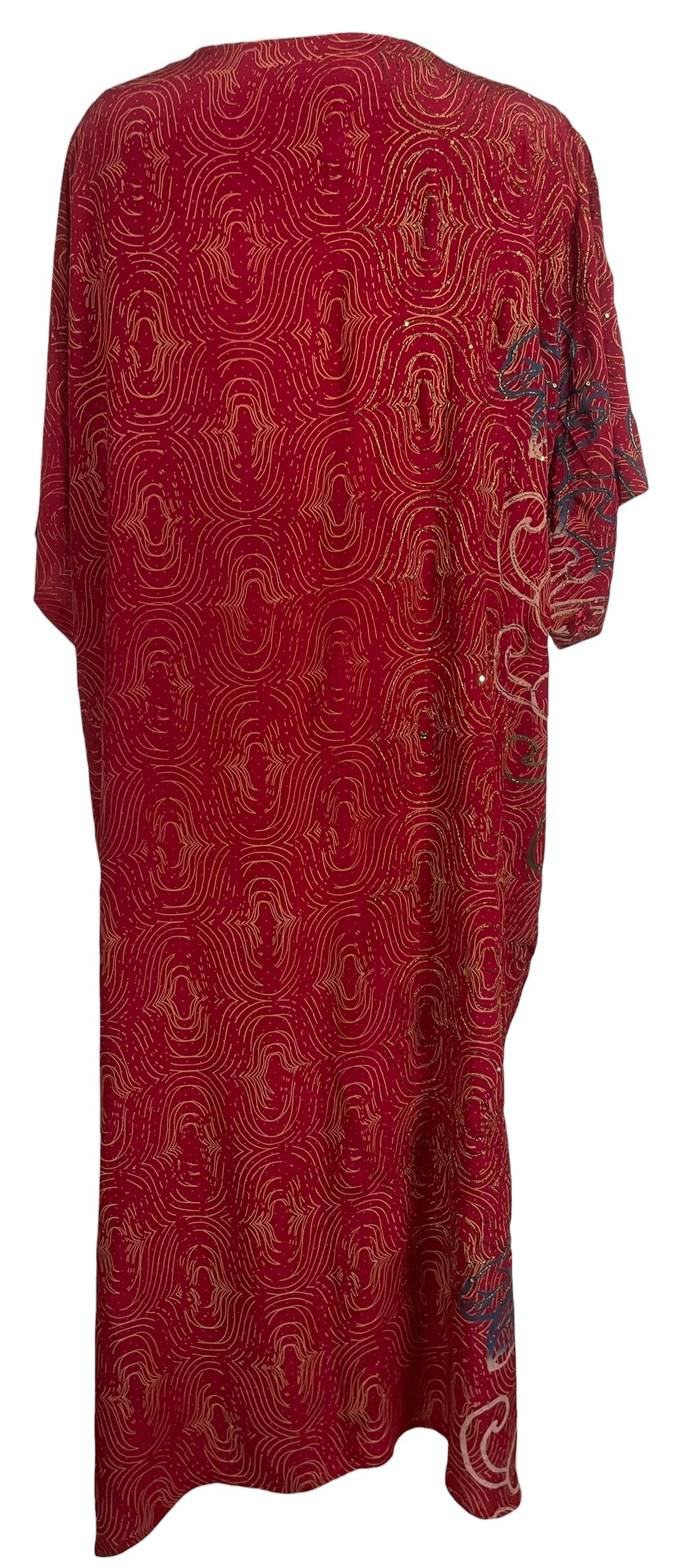 PREVIEW PRC8689 Avatar Long Pure Silk Kimono Sleeved Duster with Belt by MARCH2026 – Handmade ethical Long Kimono from sariKNOTsari using upcycled silk. Designed in Canada for travel and slow fashion, loved from Toronto to LA to Sydney. Featuring Zsiska, Bryn Walker and Artisan Leather coats by Rejean Pepin, Pepin designs