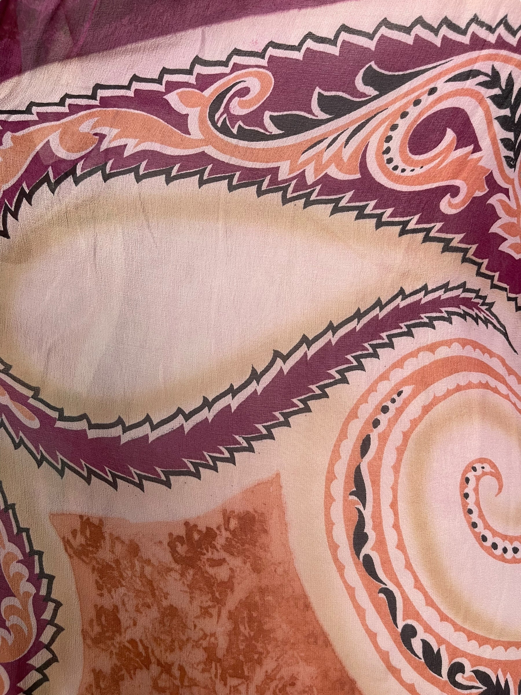 PRG7788 Sheer Avatar Pure Silk Self Pocket Tunic Dress