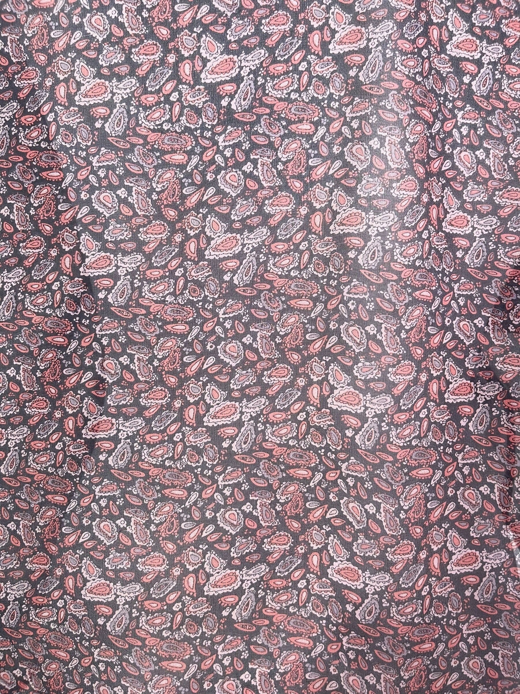 PRG7834 Sheer Avatar Pure Silk Side Slit Top