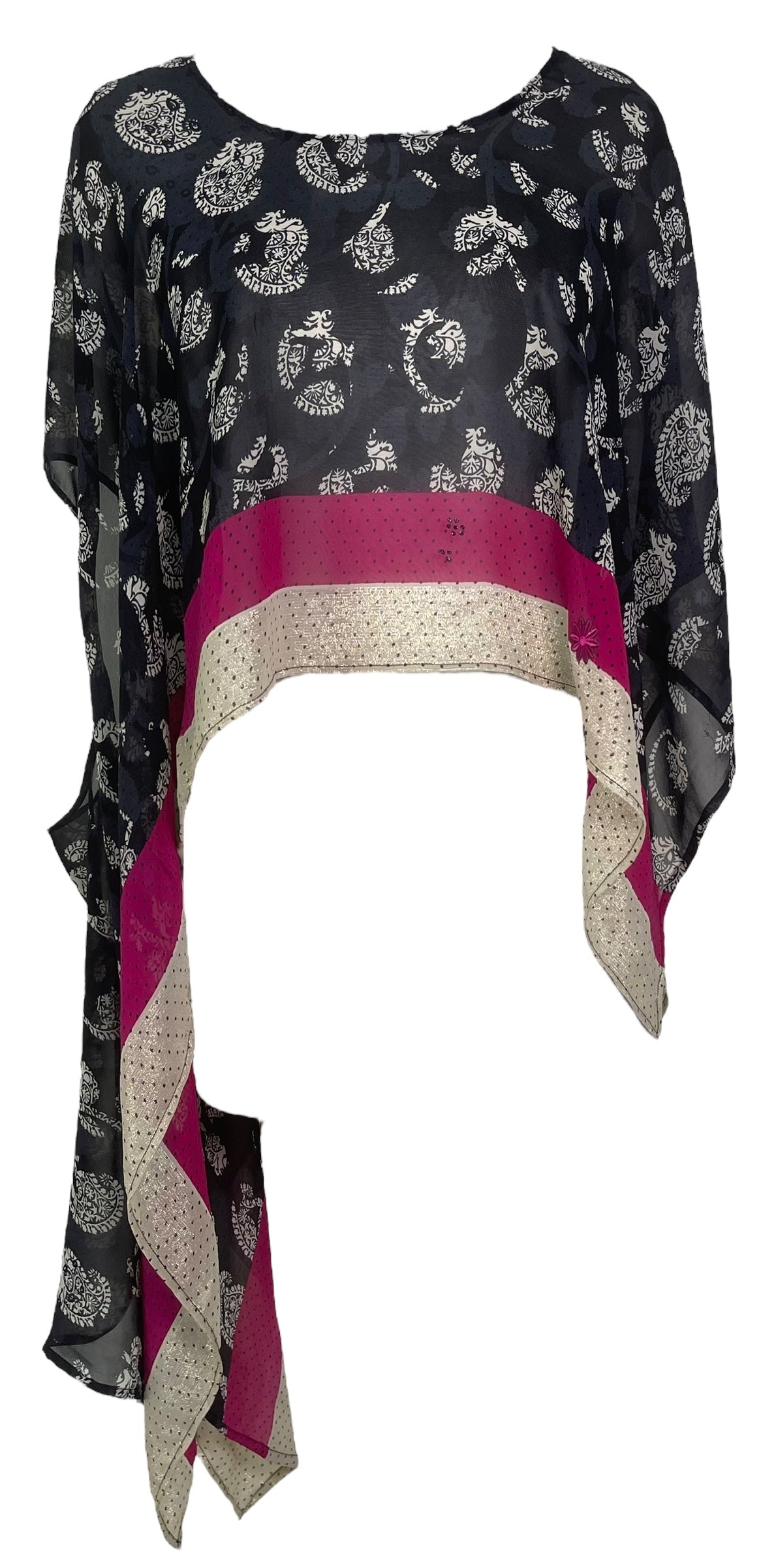 PRG8199 Sheer Avatar Pure Silk Versatile Vest