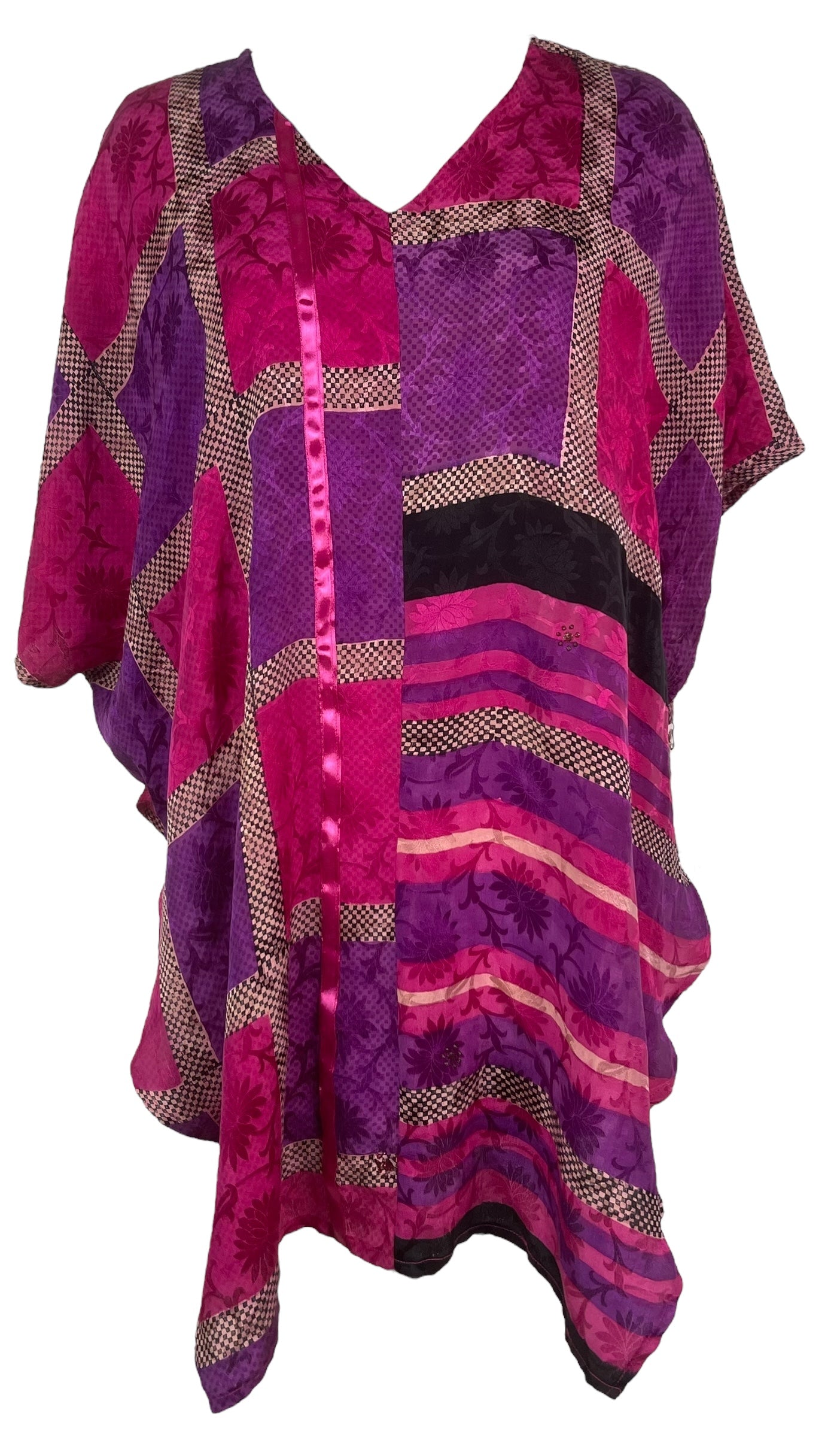 PRC7559 Avatar Pure Silk Waterfall Top