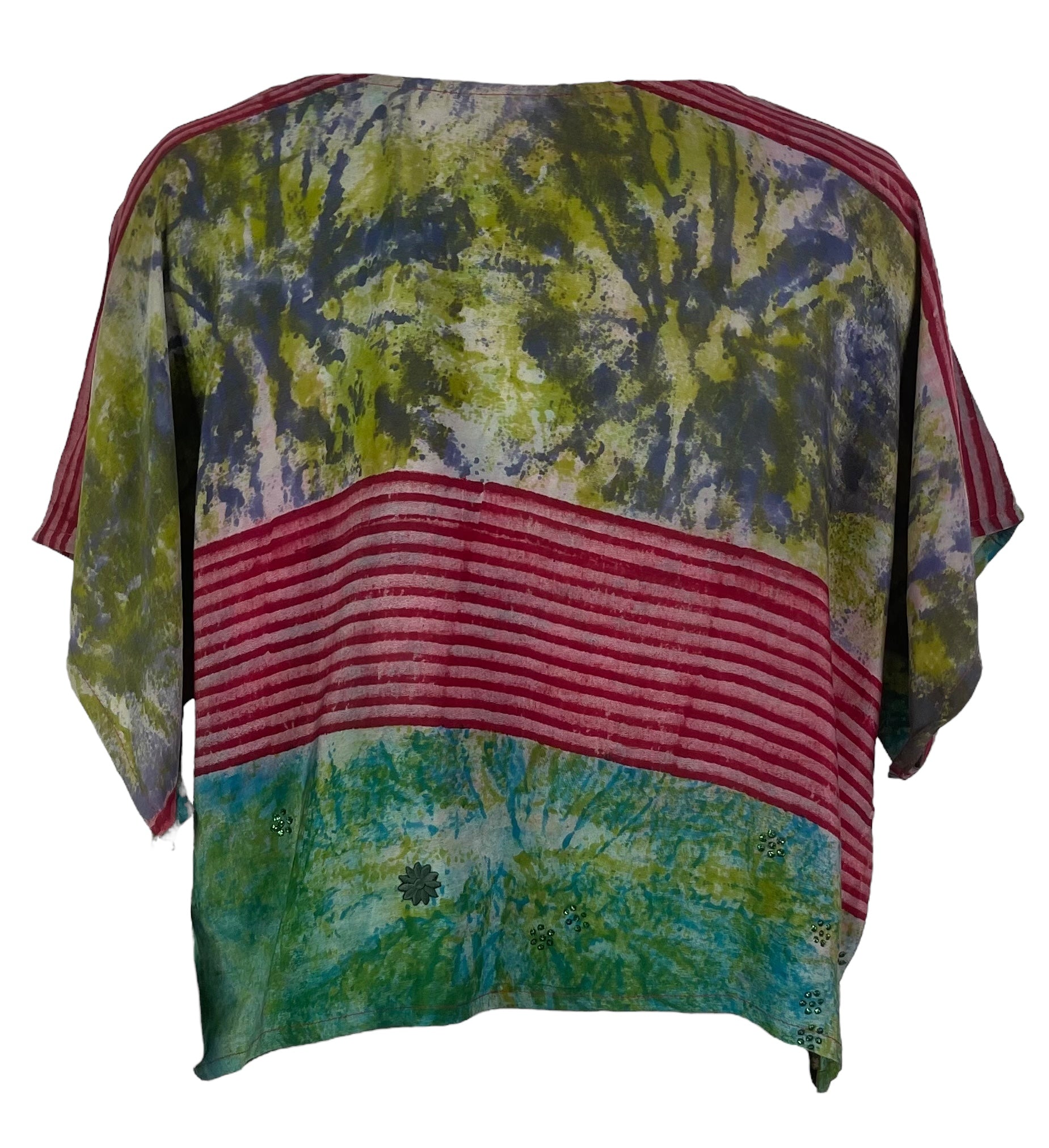 PRC4952 Wabi Sabi Pure Silk Boxy Top