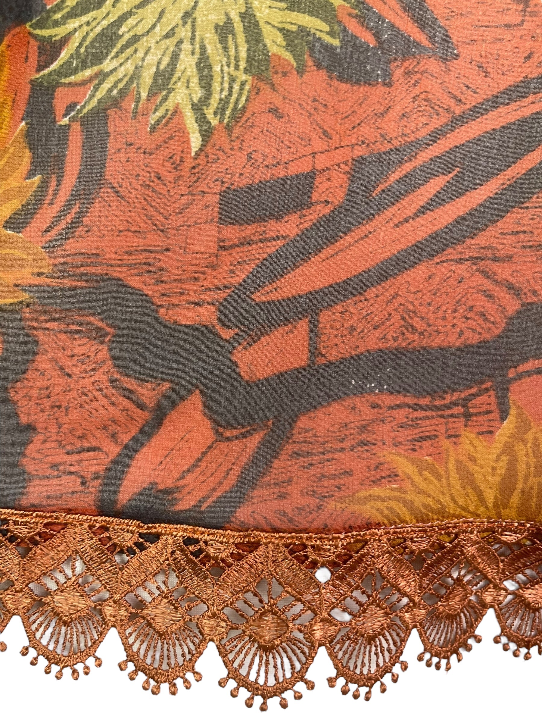 PRG7571 Sheer Avatar Pure Silk Side Slit Top