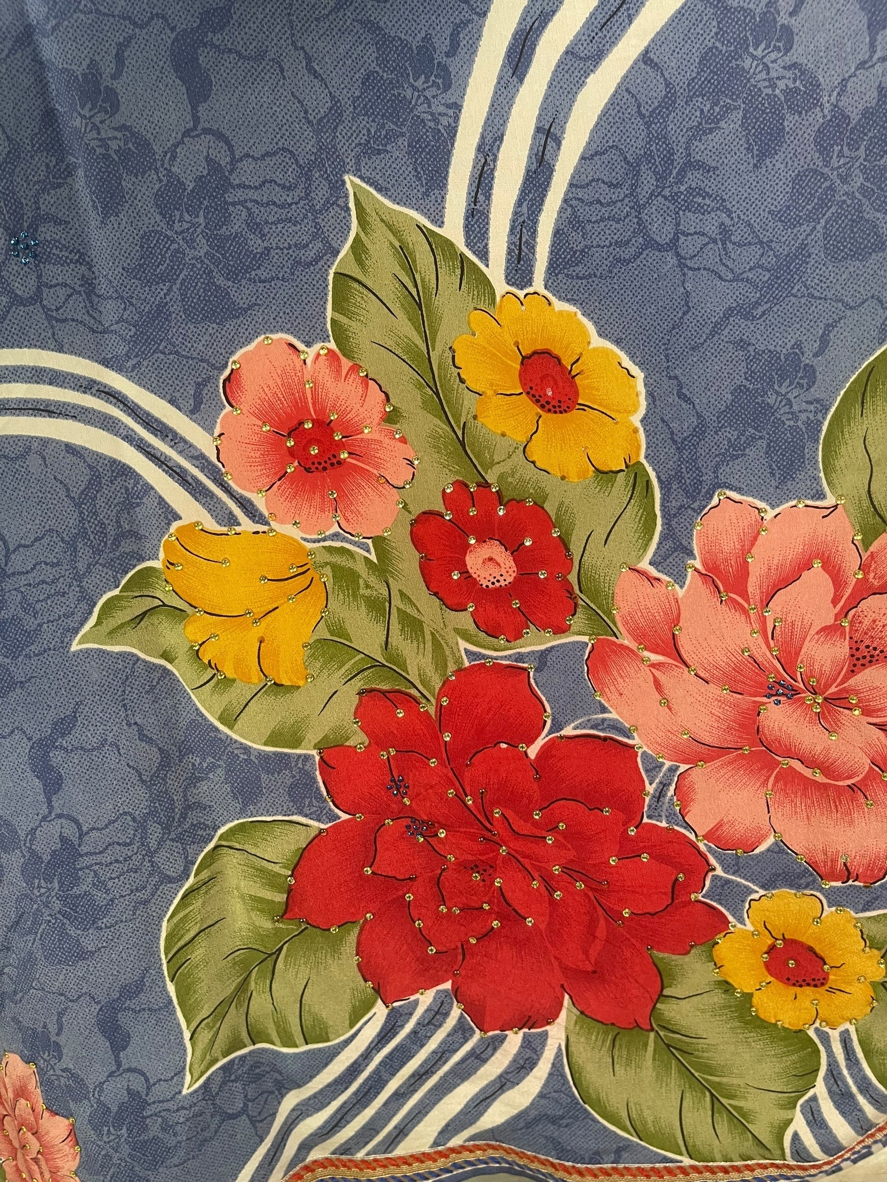 PRC8846 Avatar Pure Silk Midi Length Kaftan