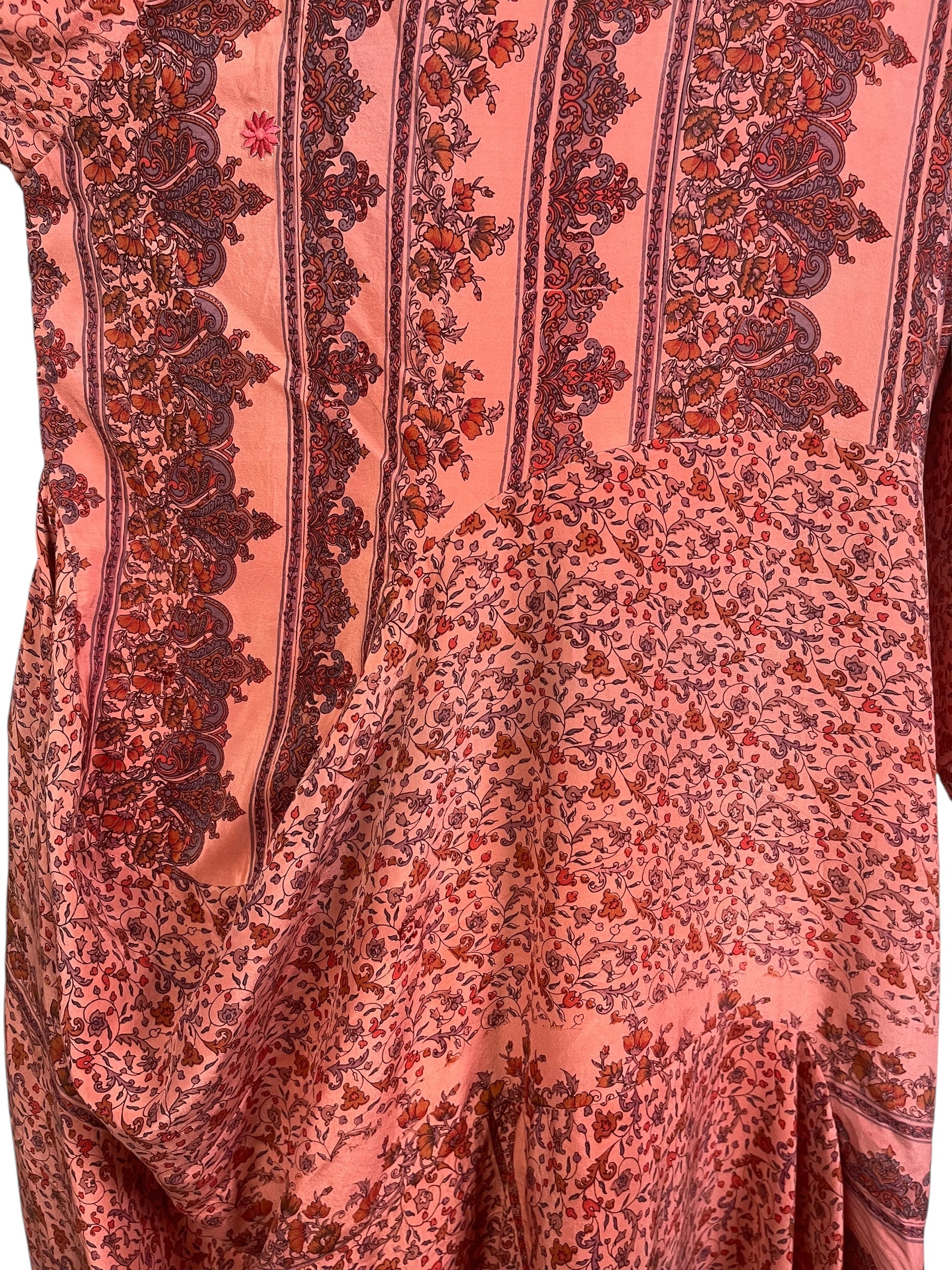 PRC8900 Avatar Pure Silk Sculptural Long Tunic Dress
