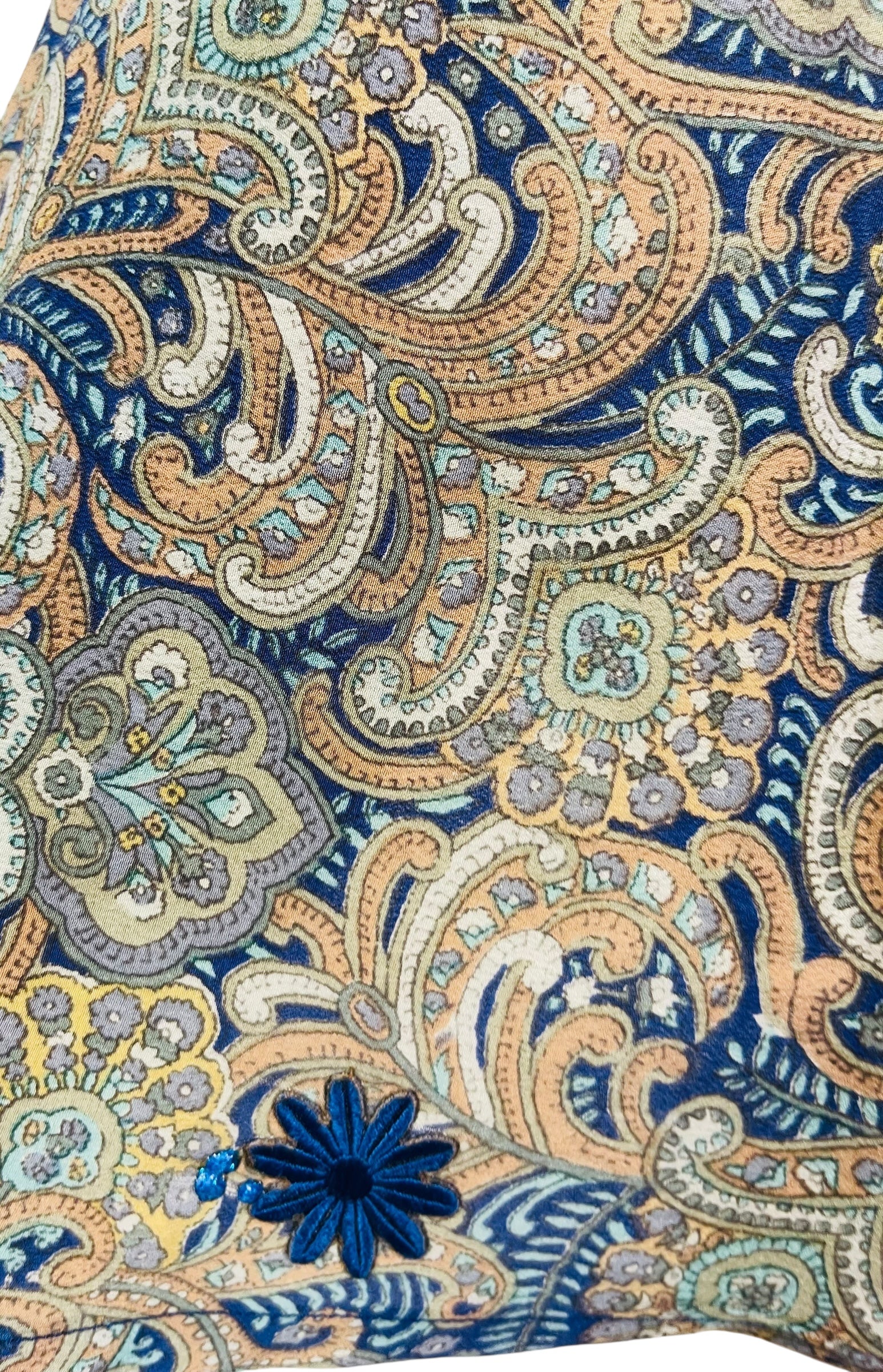 PRC6833 Avatar Pure Silk Self Pocket Tunic Dress