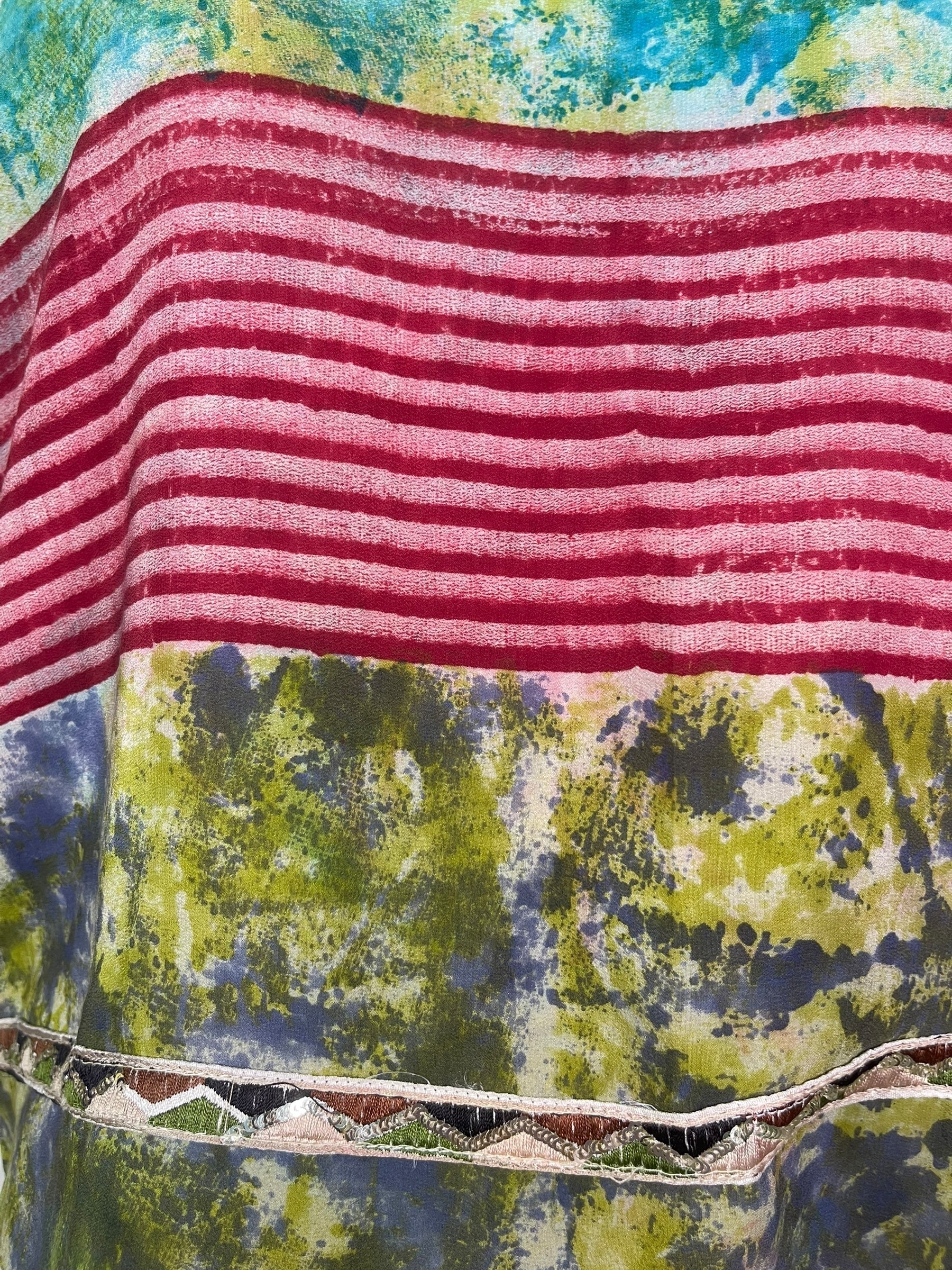 PRC4952 Wabi Sabi Pure Silk Boxy Top