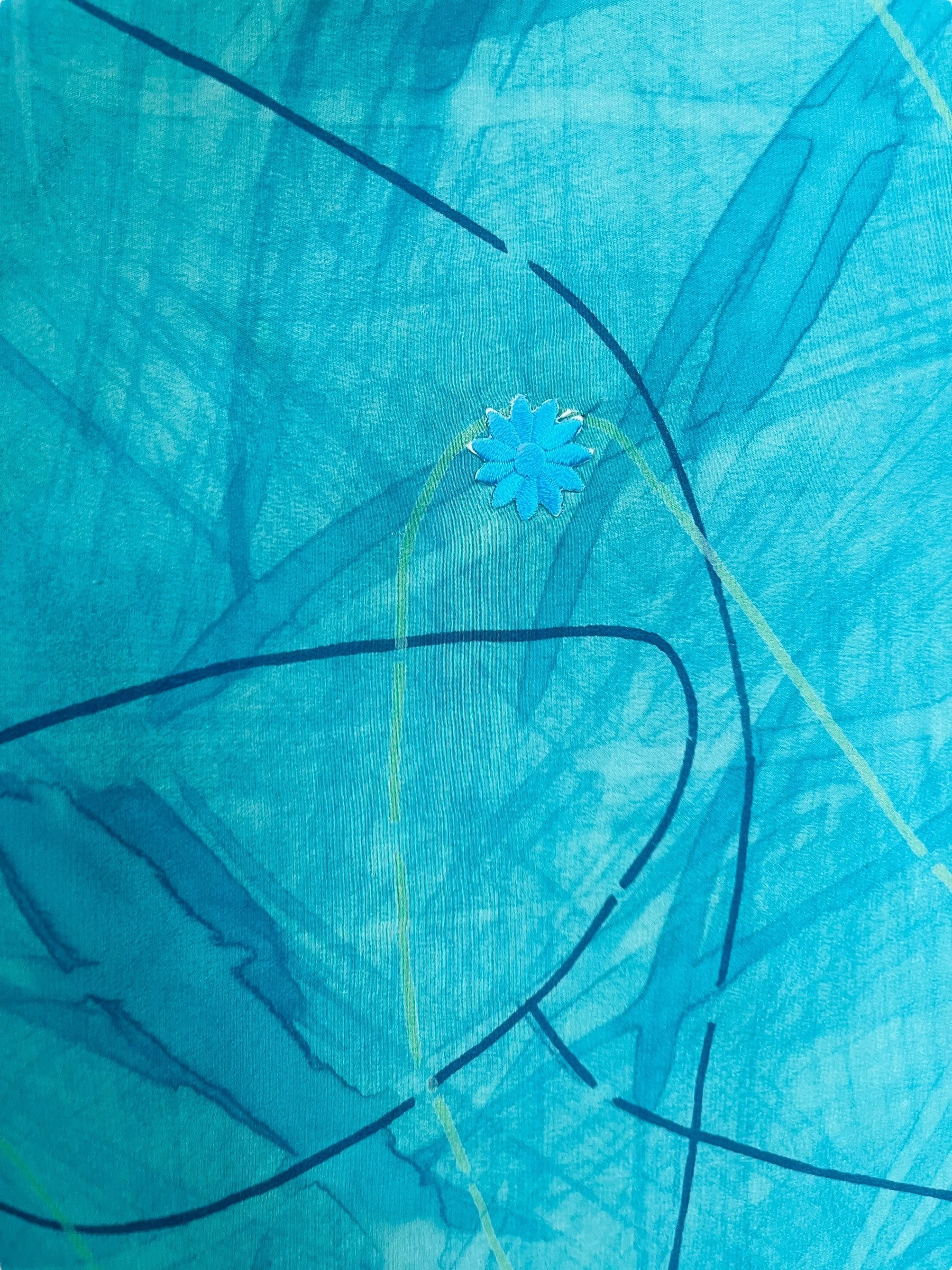 PRC7621 Pure Silk Wabi Sabi Capelet Poncho