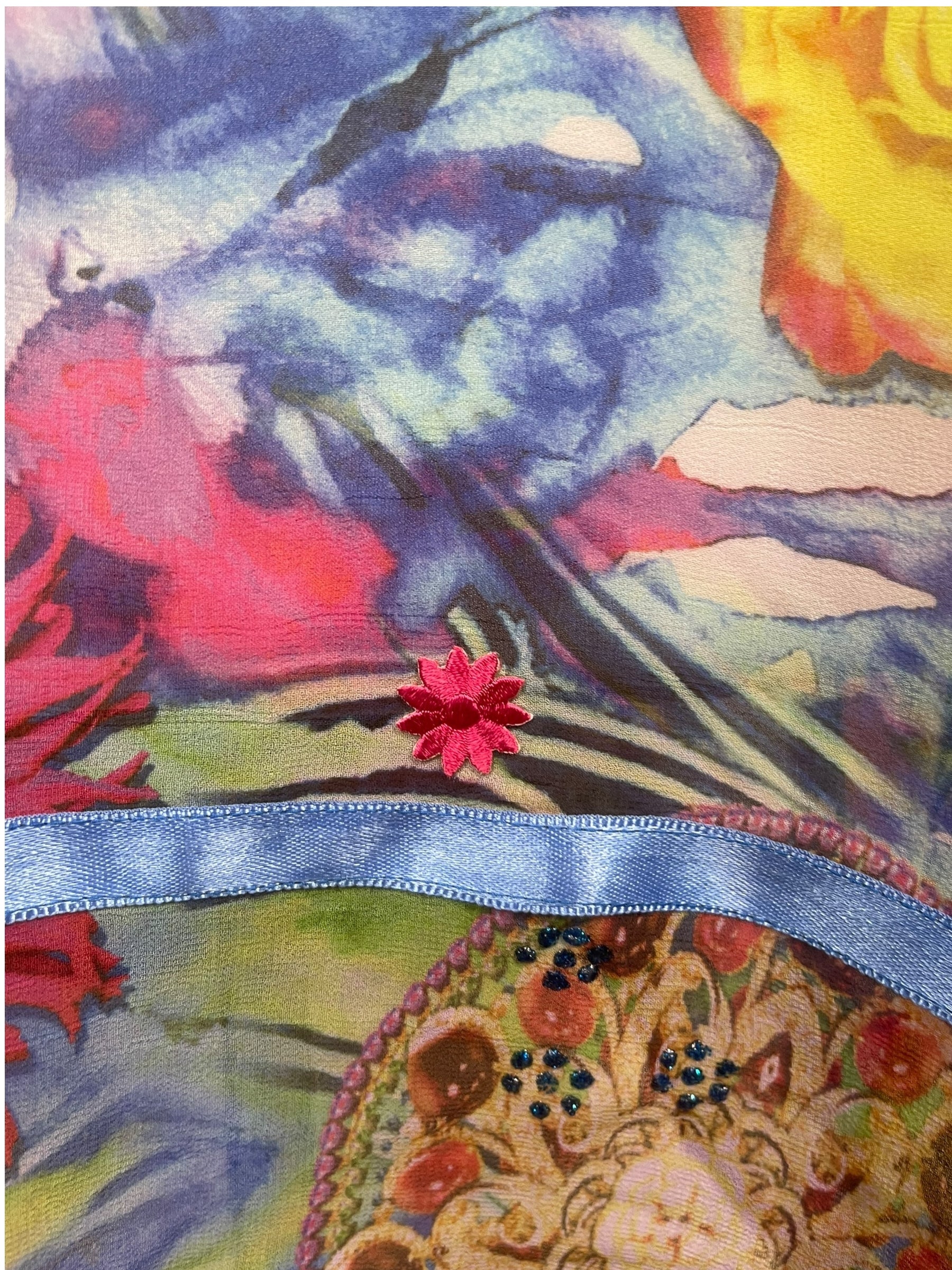 PREVIEW PRG8586 Sheer Avatar Pure Silk Short Kaftan Tunic with Slits